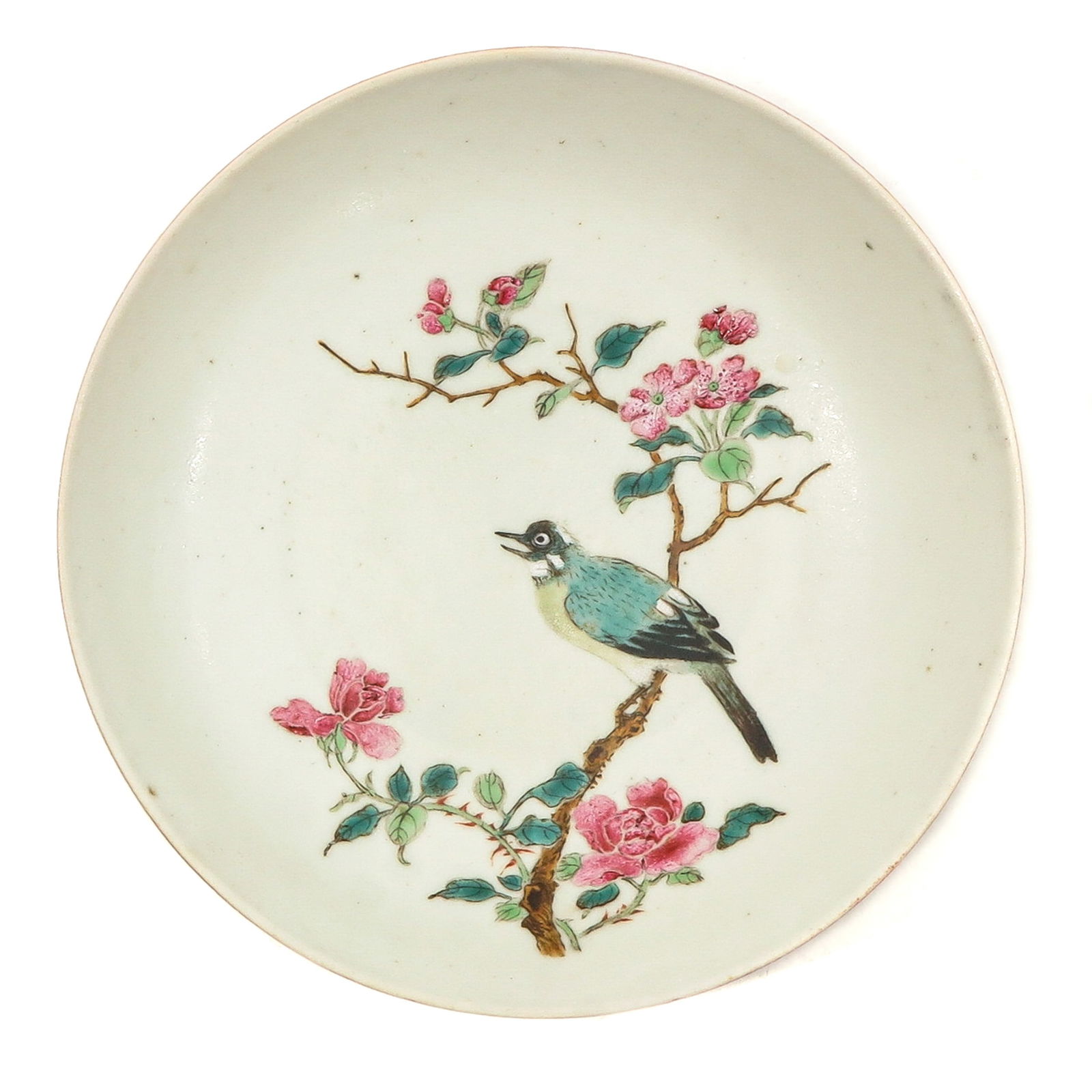 A Famille Rose Ruby Back Plate (1 of 5)