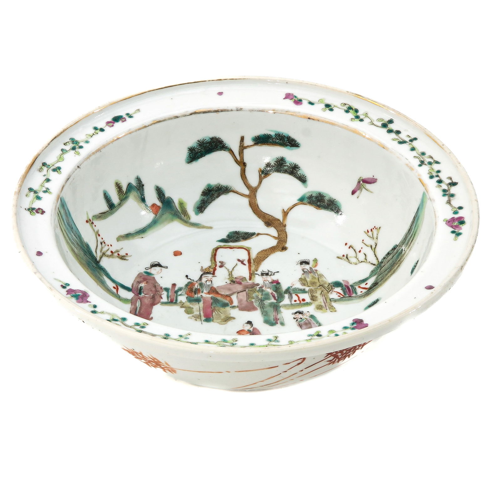 A Famille Rose Wash Basin (1 of 9)