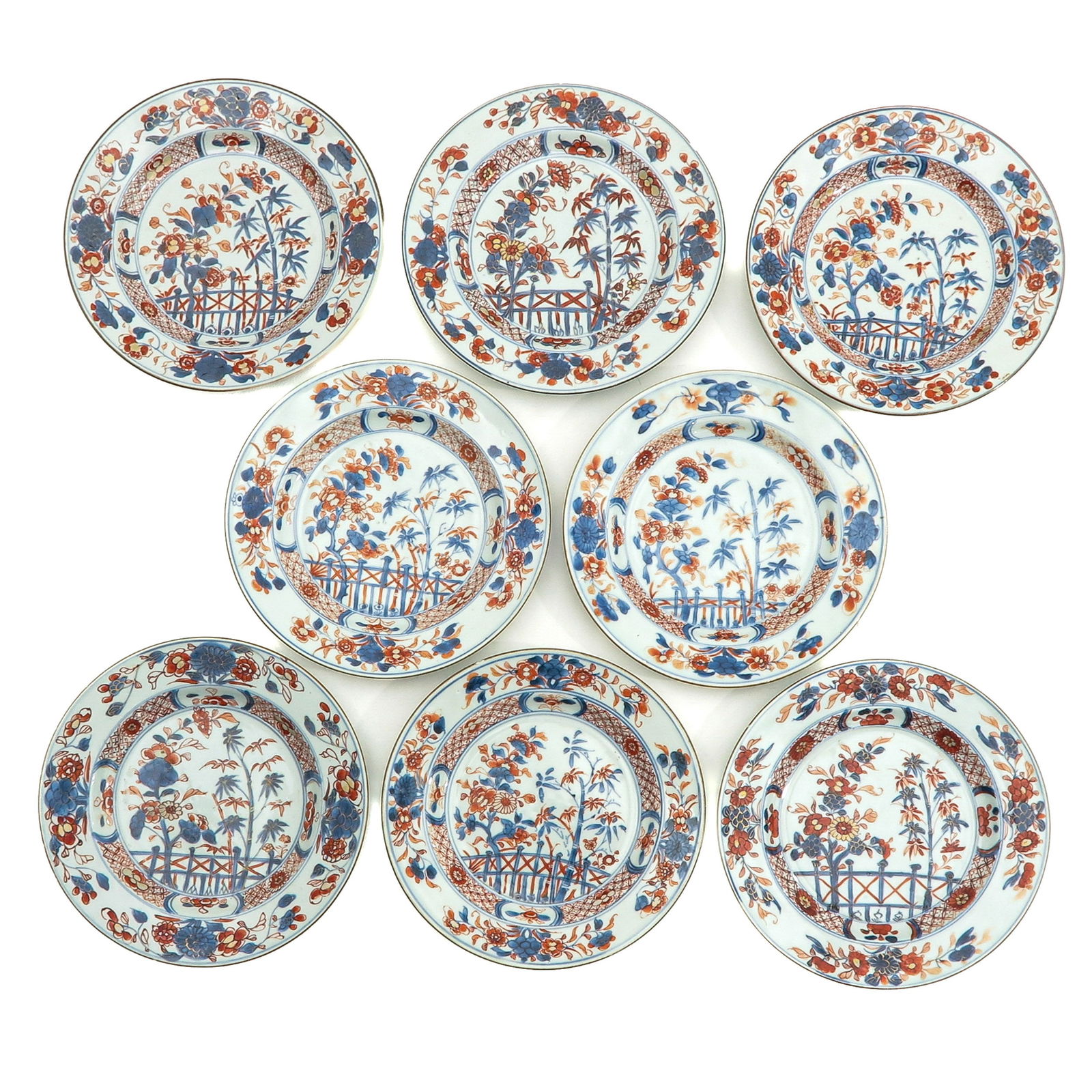 A Series of 8 Imari Plates (1 of 10)