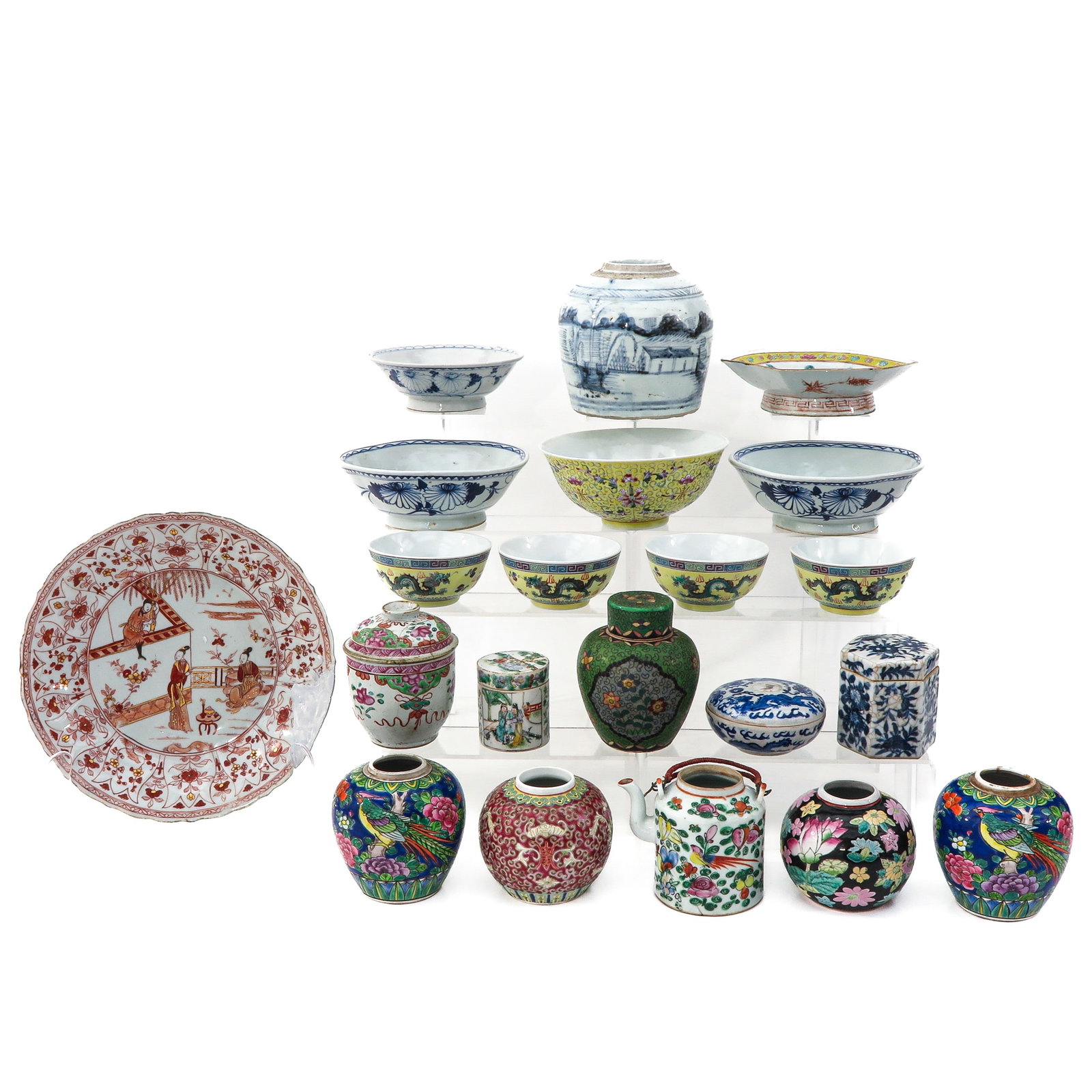 A Large Varied Collection of Porcelain: Including 18th Century, in diverse conditions.
