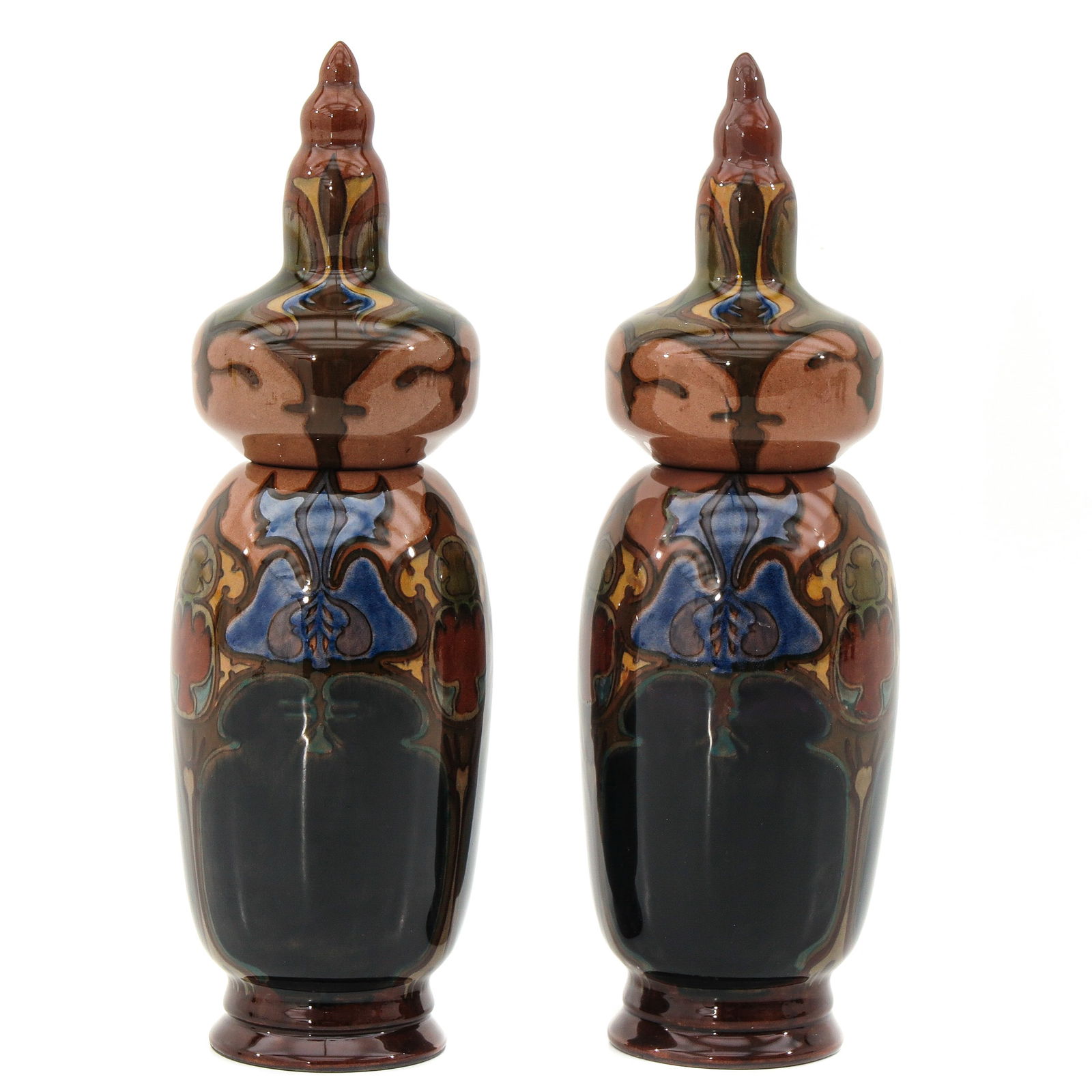 A Pair of Rozenburg Vases (1 of 10)