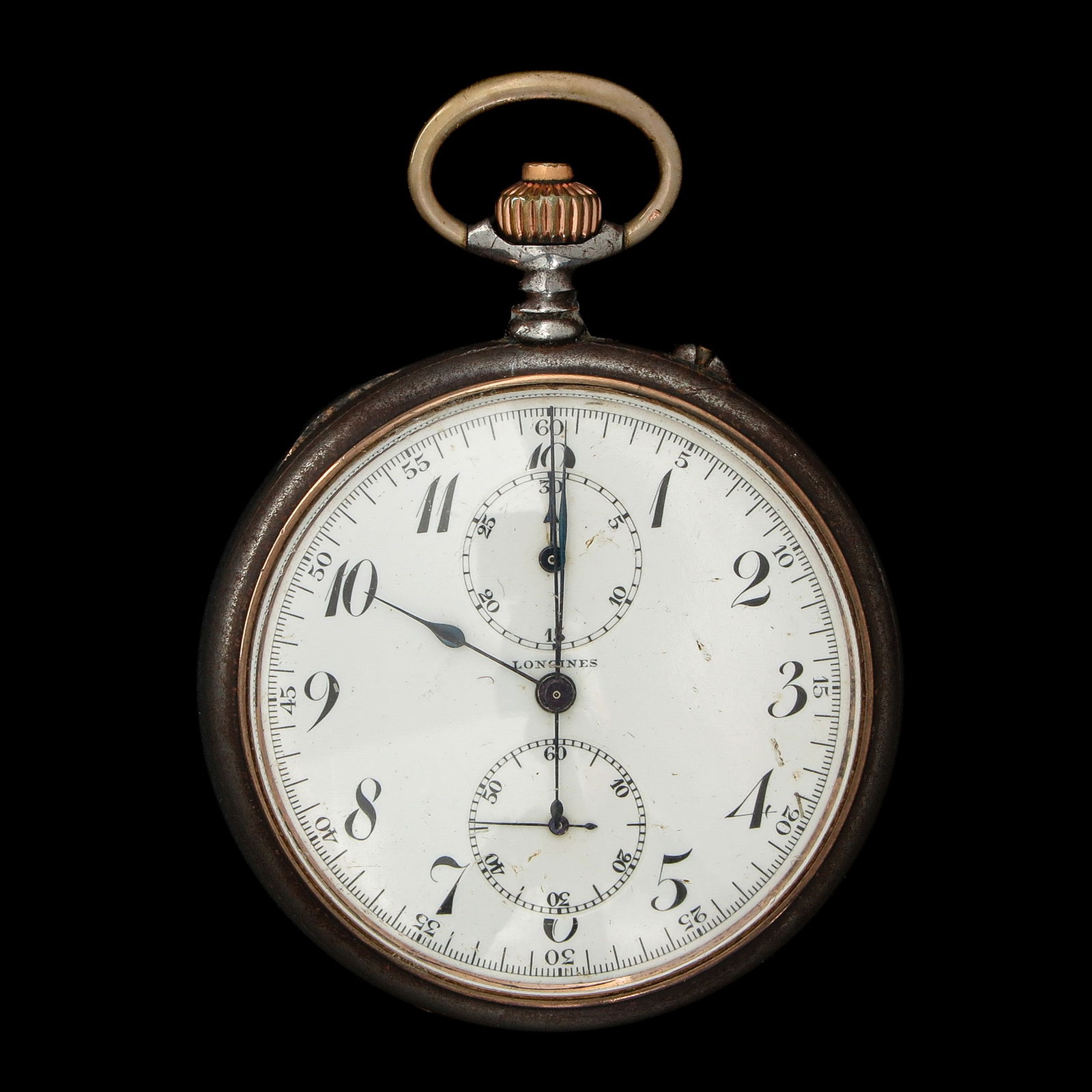 A Pocket Watch: signed Longines 2971515, diameter 51 mm., weight 92 grams