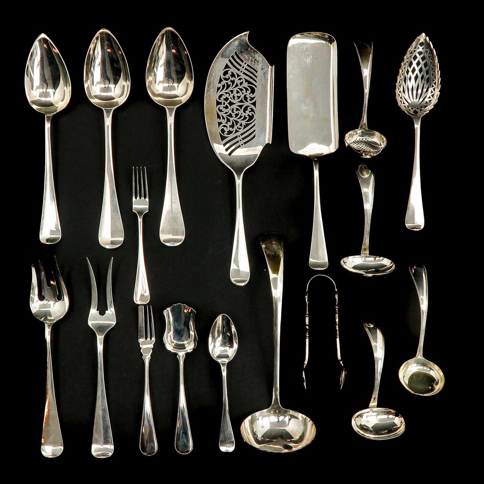 A Collection of Silver Cutlery (1 of 6)