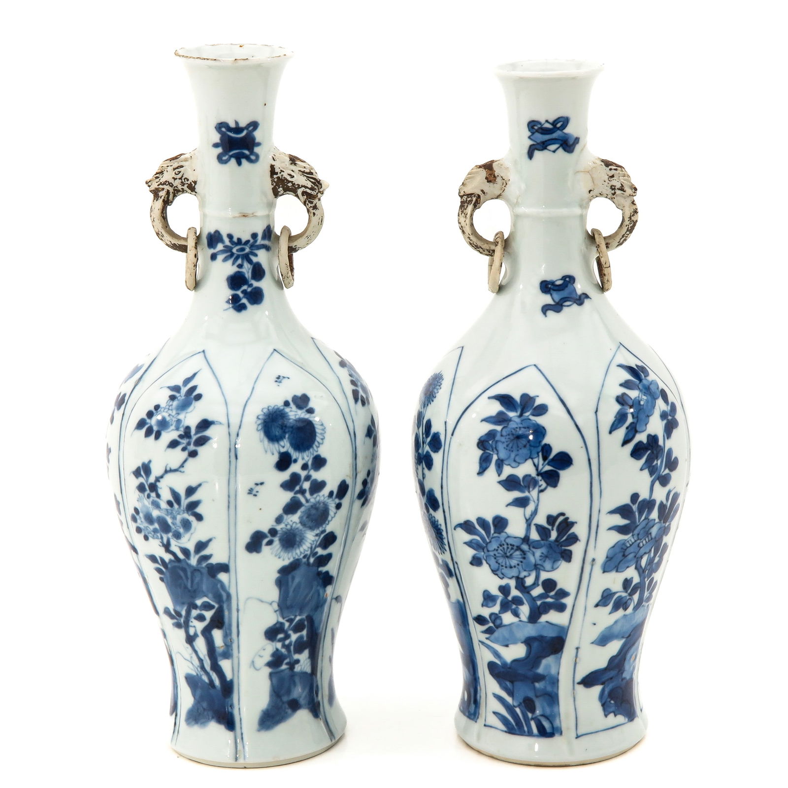 A Pair of Blue and White Vases (1 of 8)