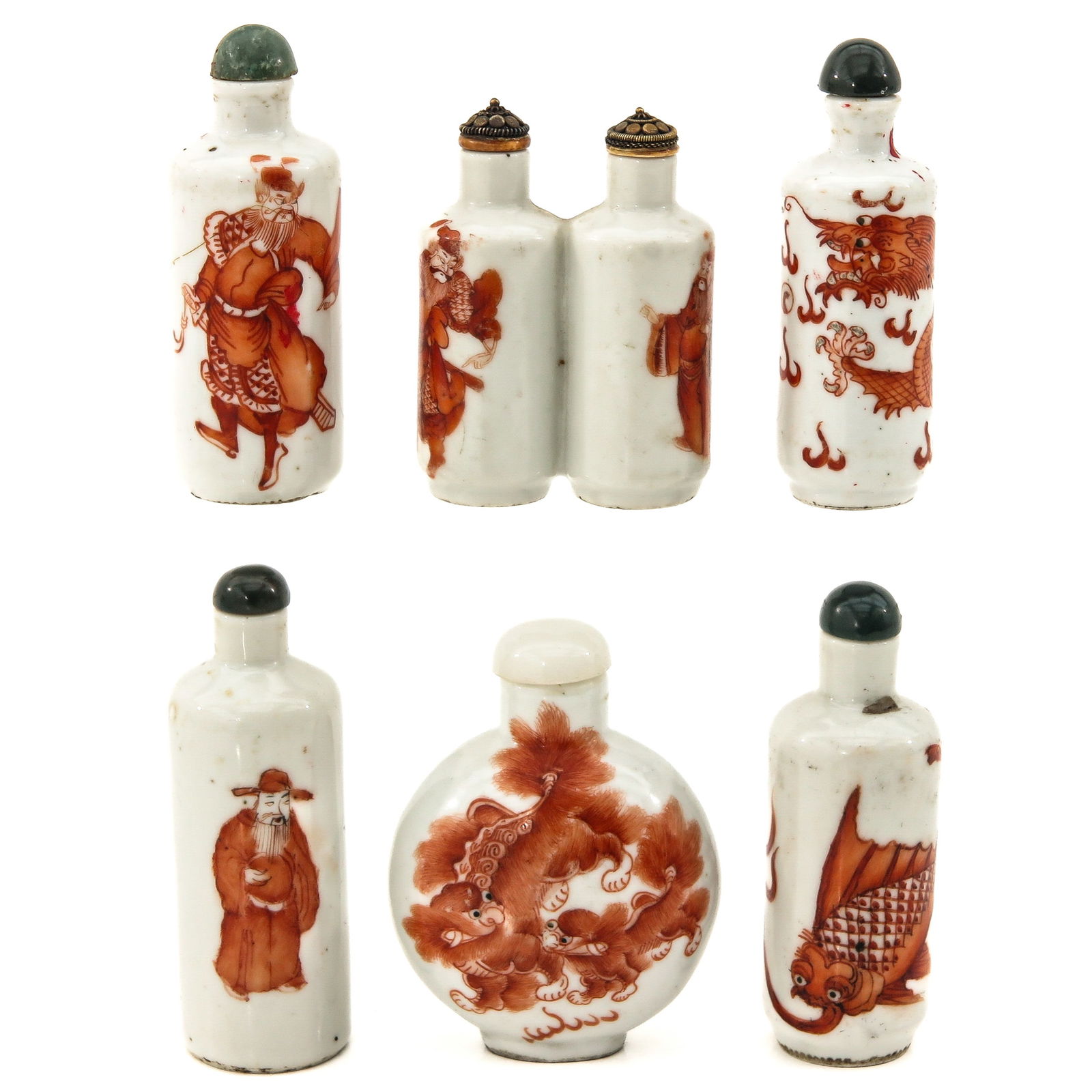 A Collection of 6 Snuff Bottles (1 of 8)