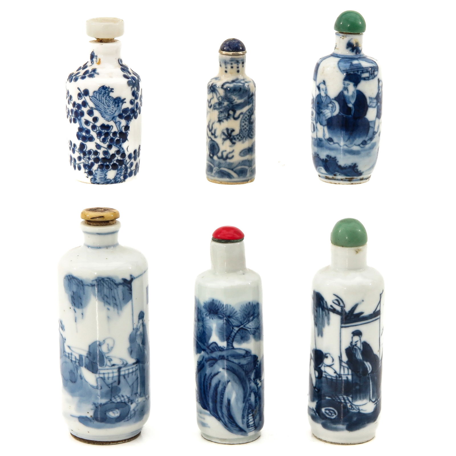 A Collection of 6 Snuff Bottles (1 of 8)