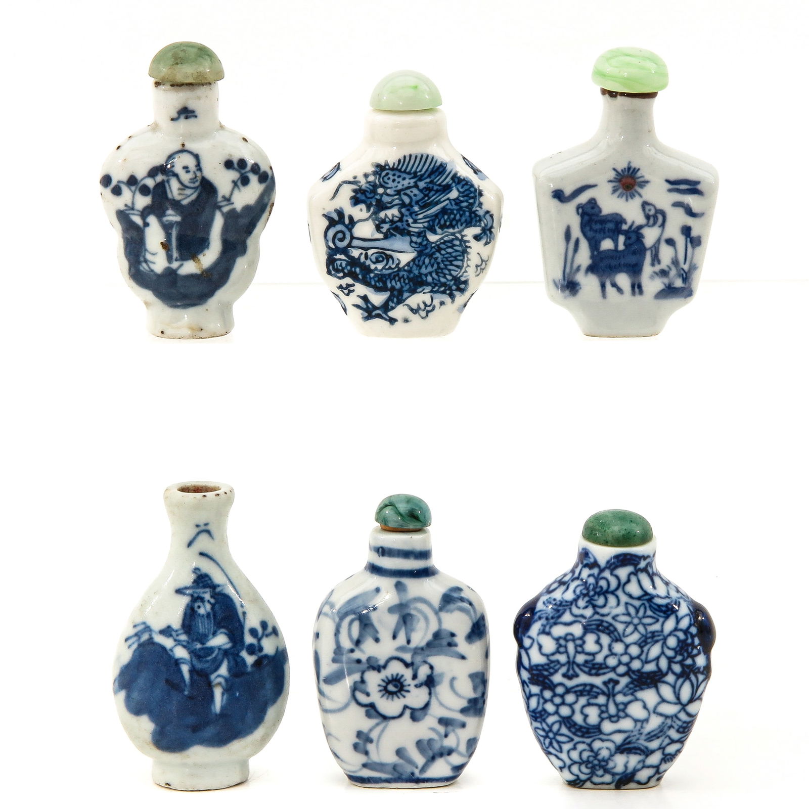 A Collection of 6 Snuff Bottles (1 of 8)