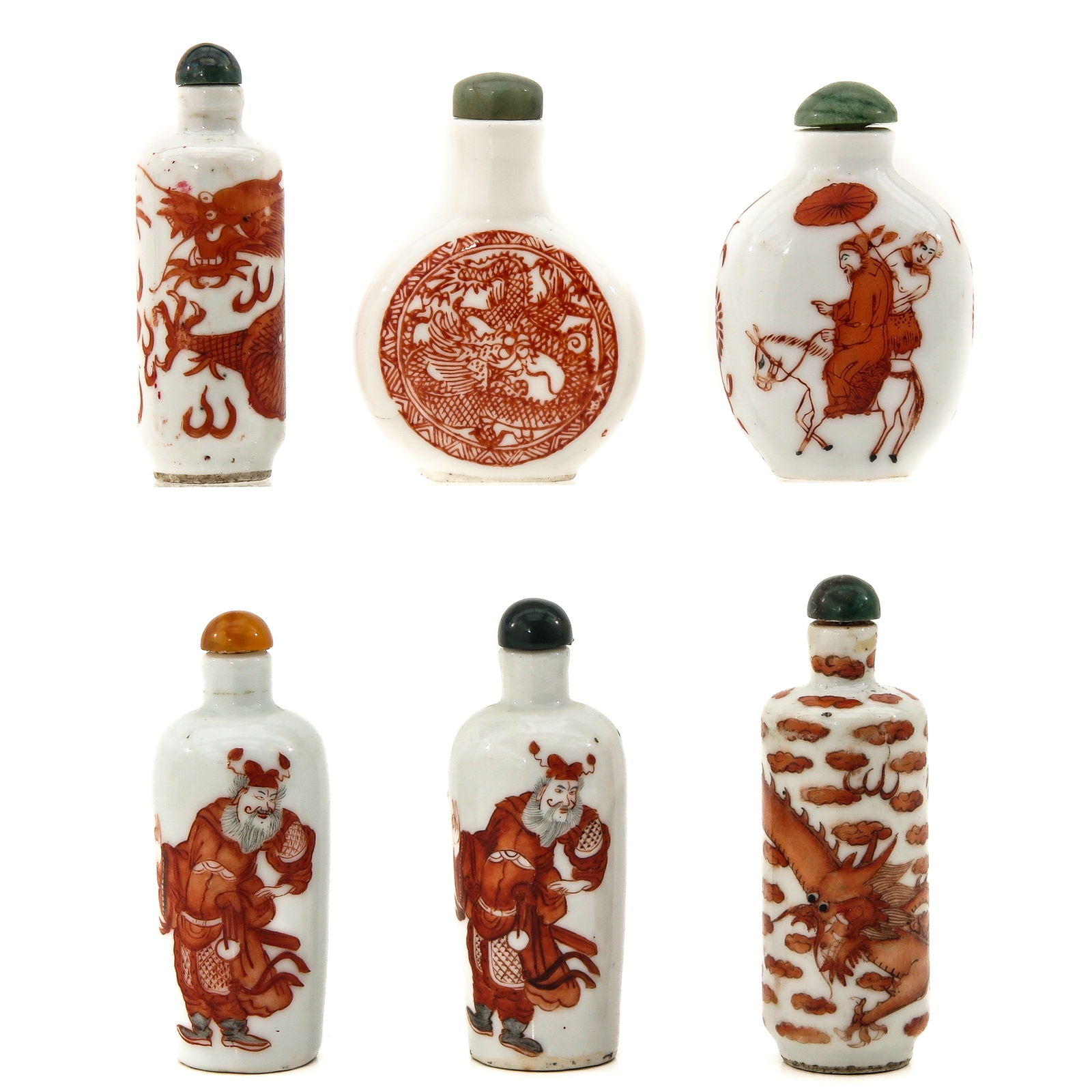 A Collection of 6 Snuff Bottles (1 of 8)