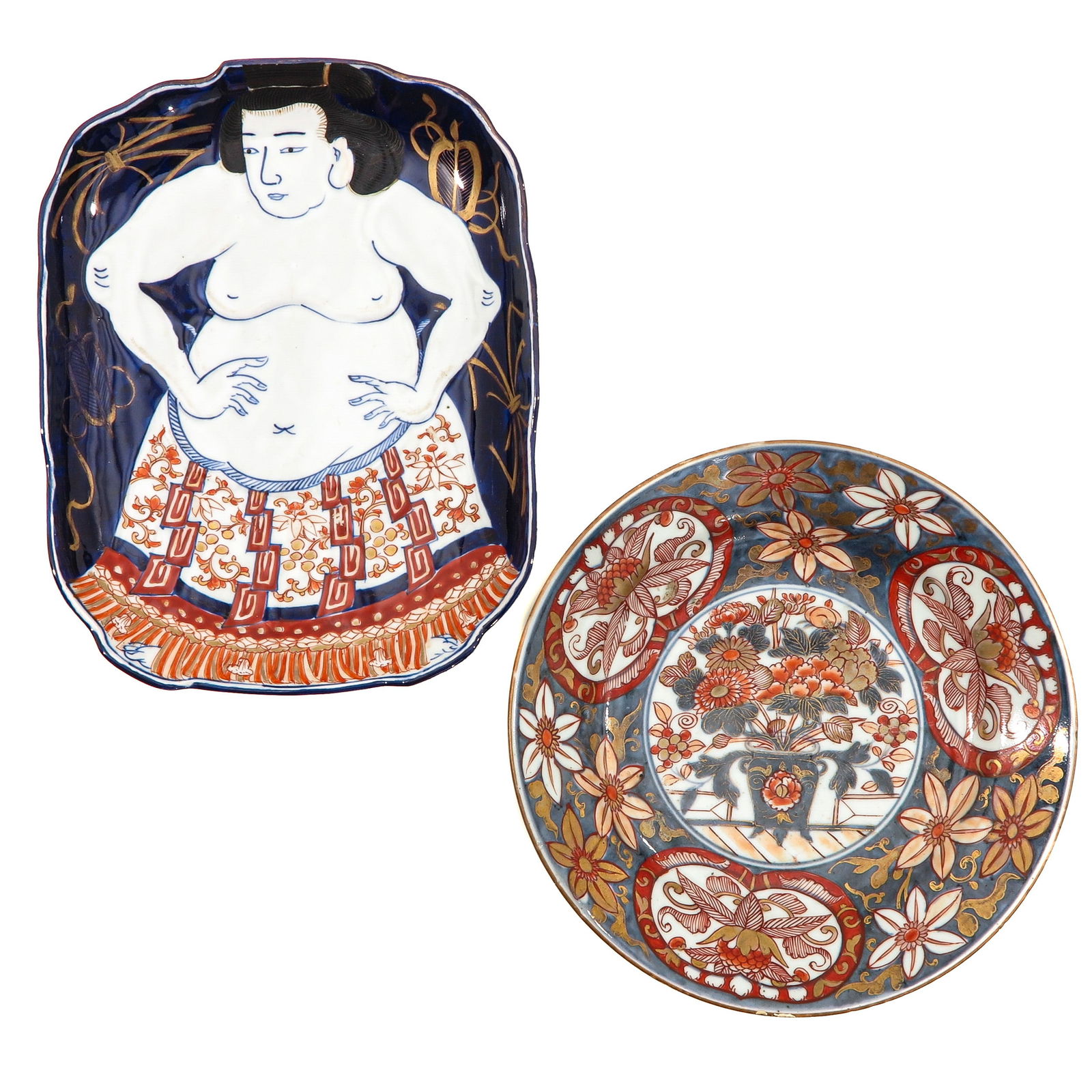 An Imari Plate and Serving Tray (1 of 8)