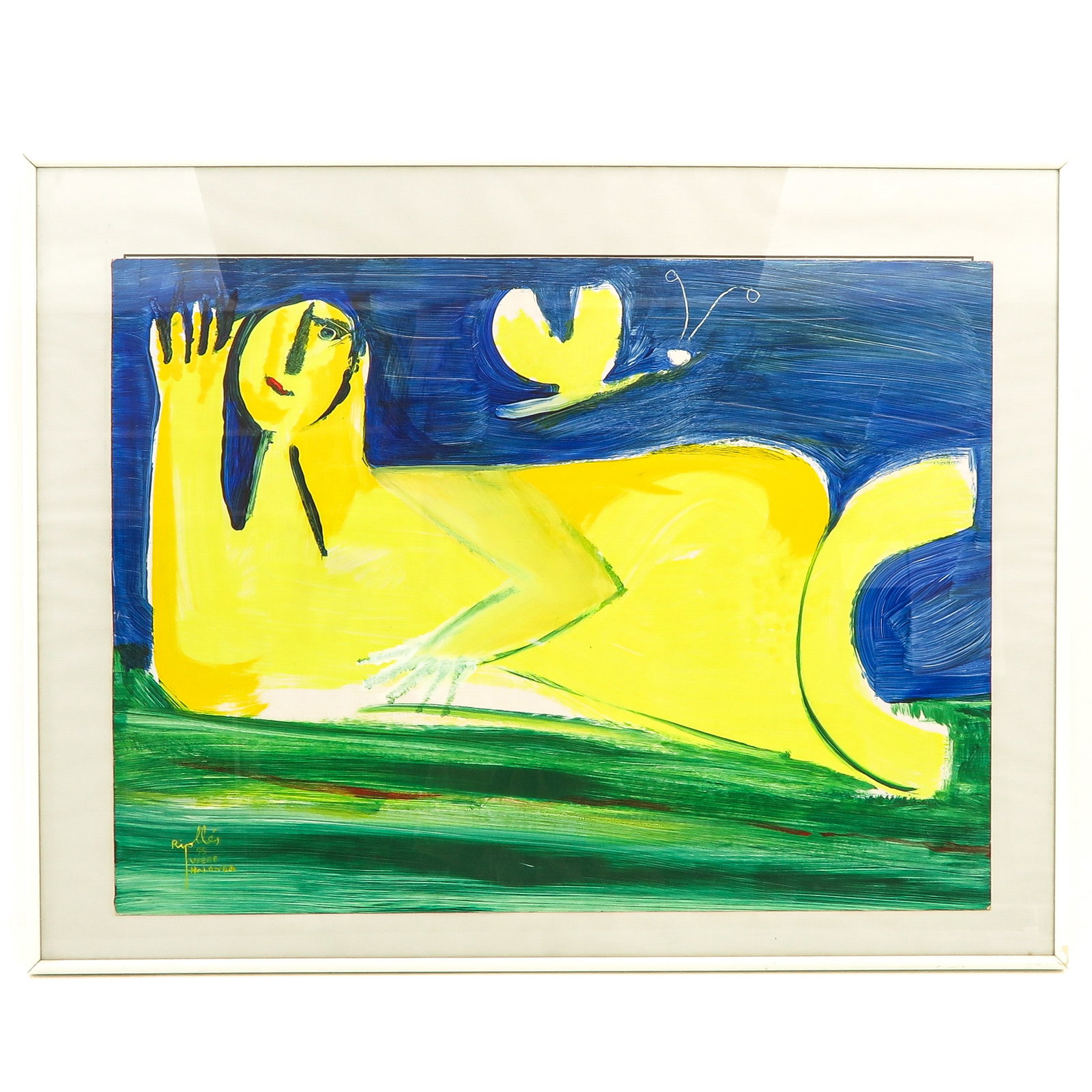 A Juan Garcia Ripollés Pastel: on paper, Juan Garcia Ripollés ( 1932 - ), Veere, ‘95, 76 x 57 cm.