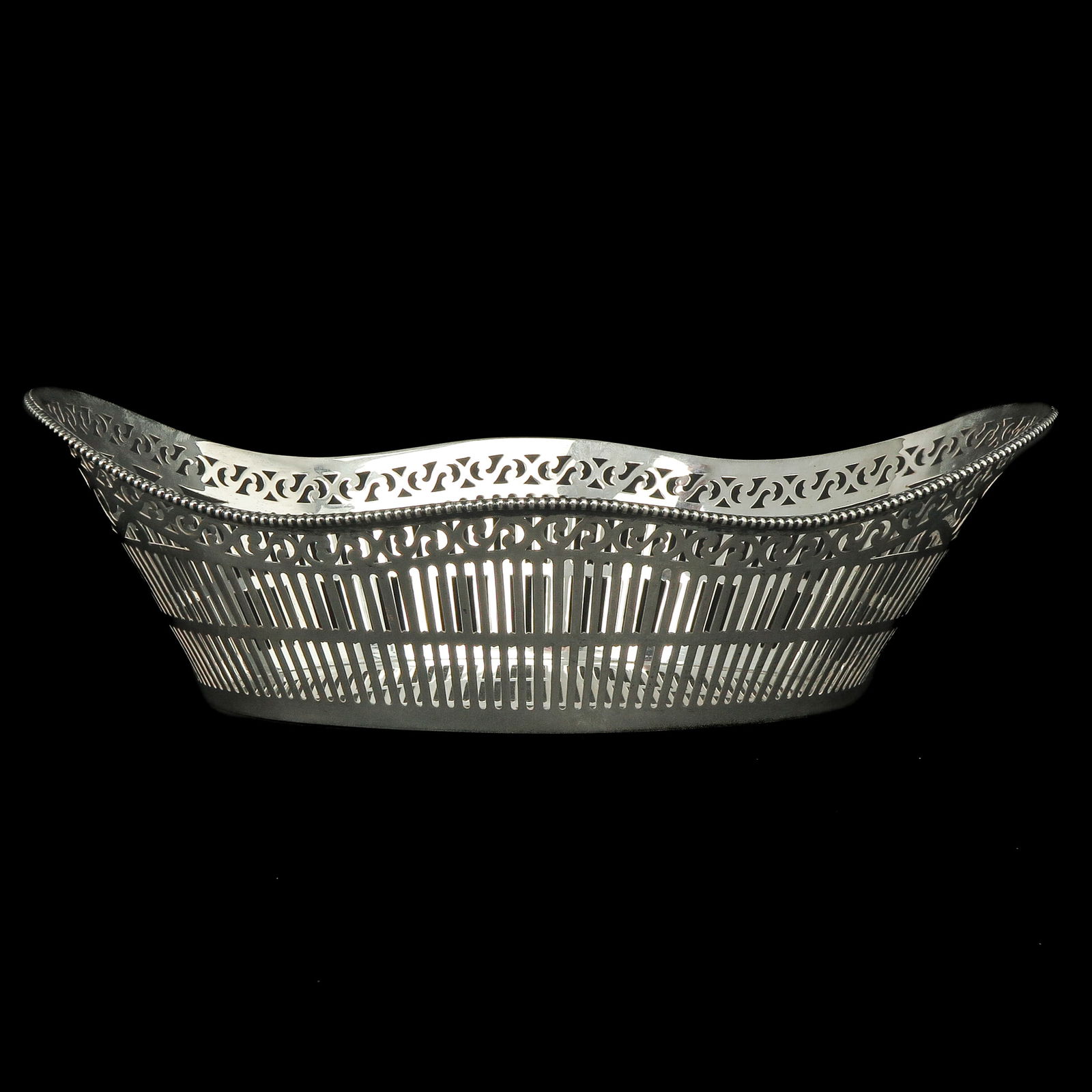 A Dutch Silver Bread Basket (1 of 8)