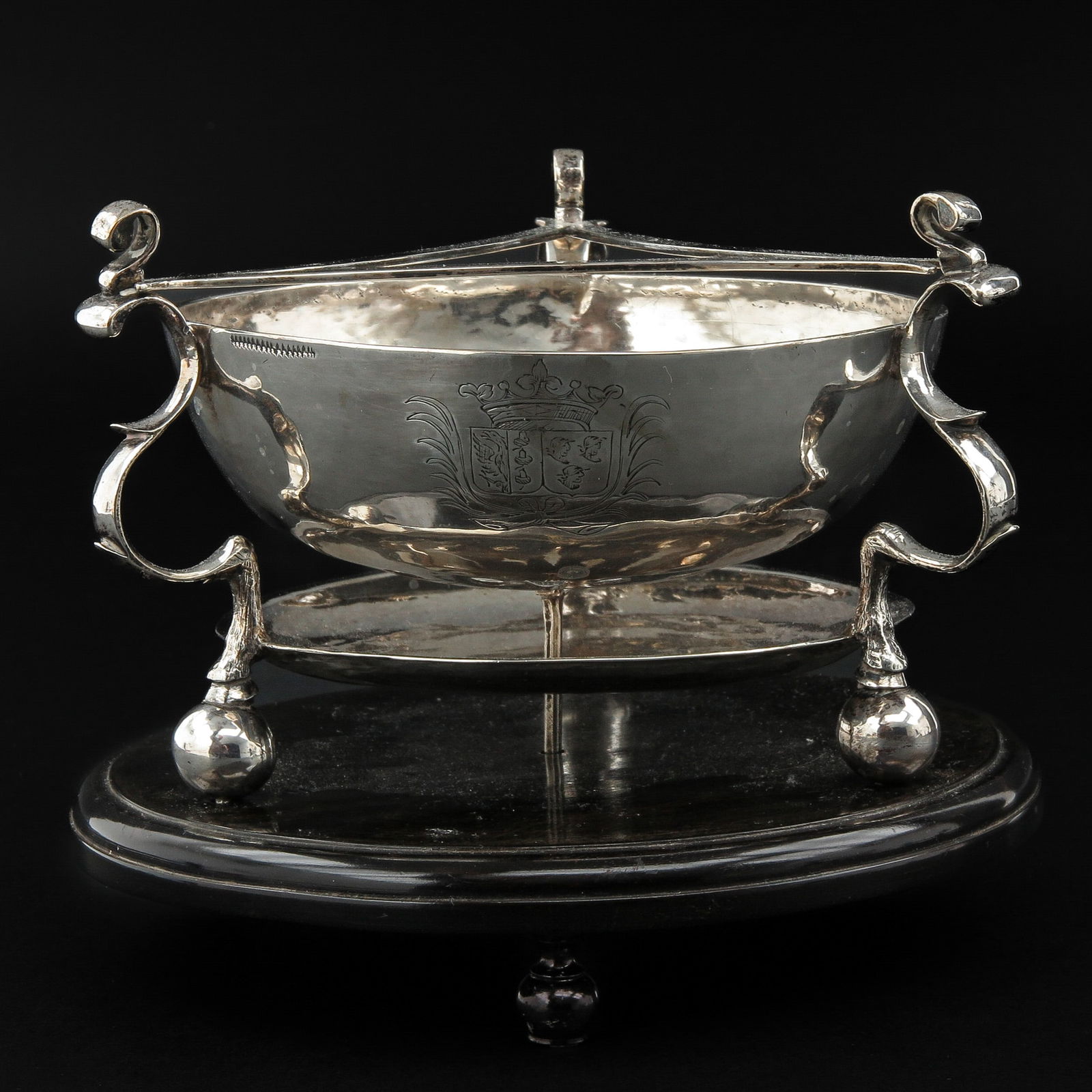A Dutch Silver Teapot Warmer (1 of 8)