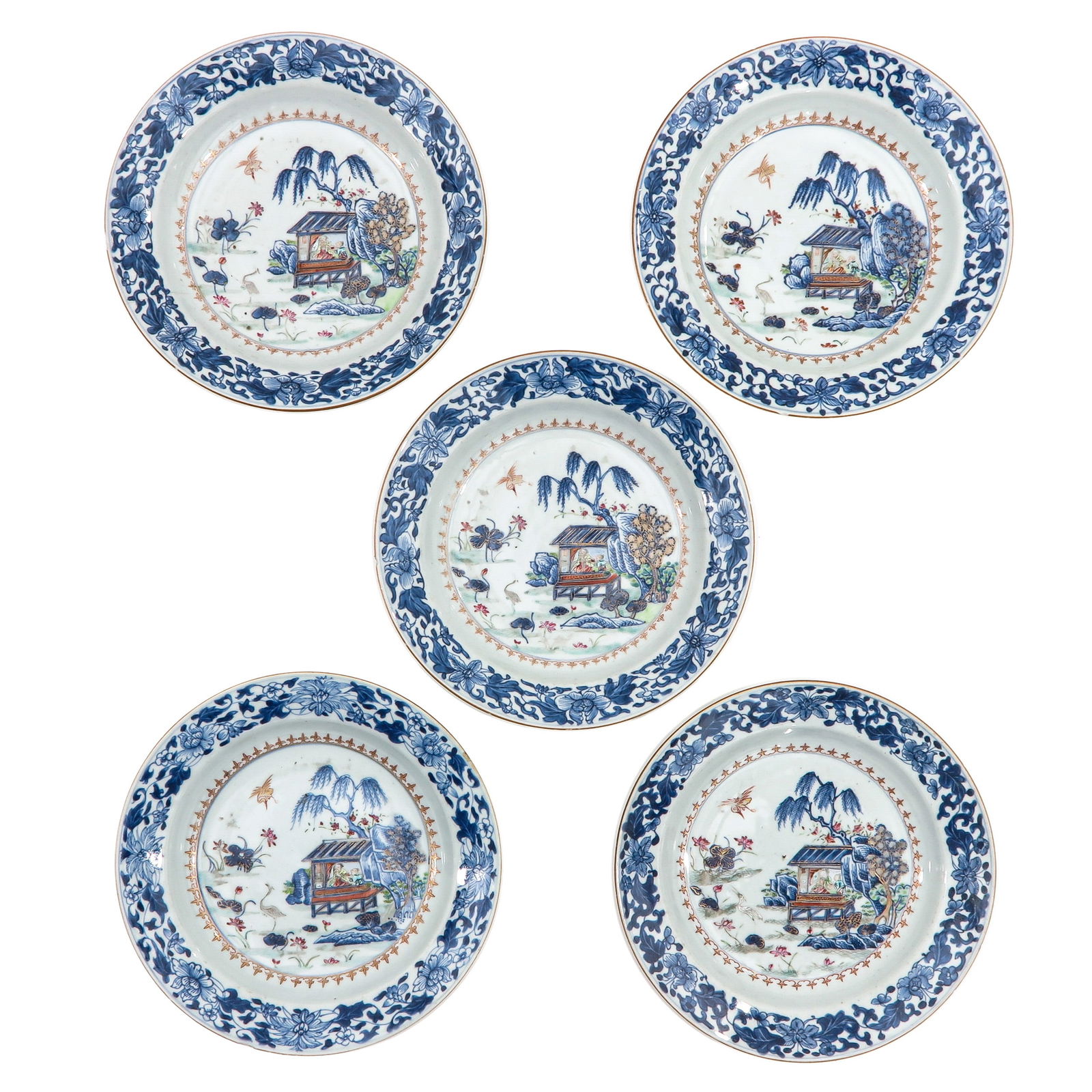 A Series of 5 Plates (1 of 9)