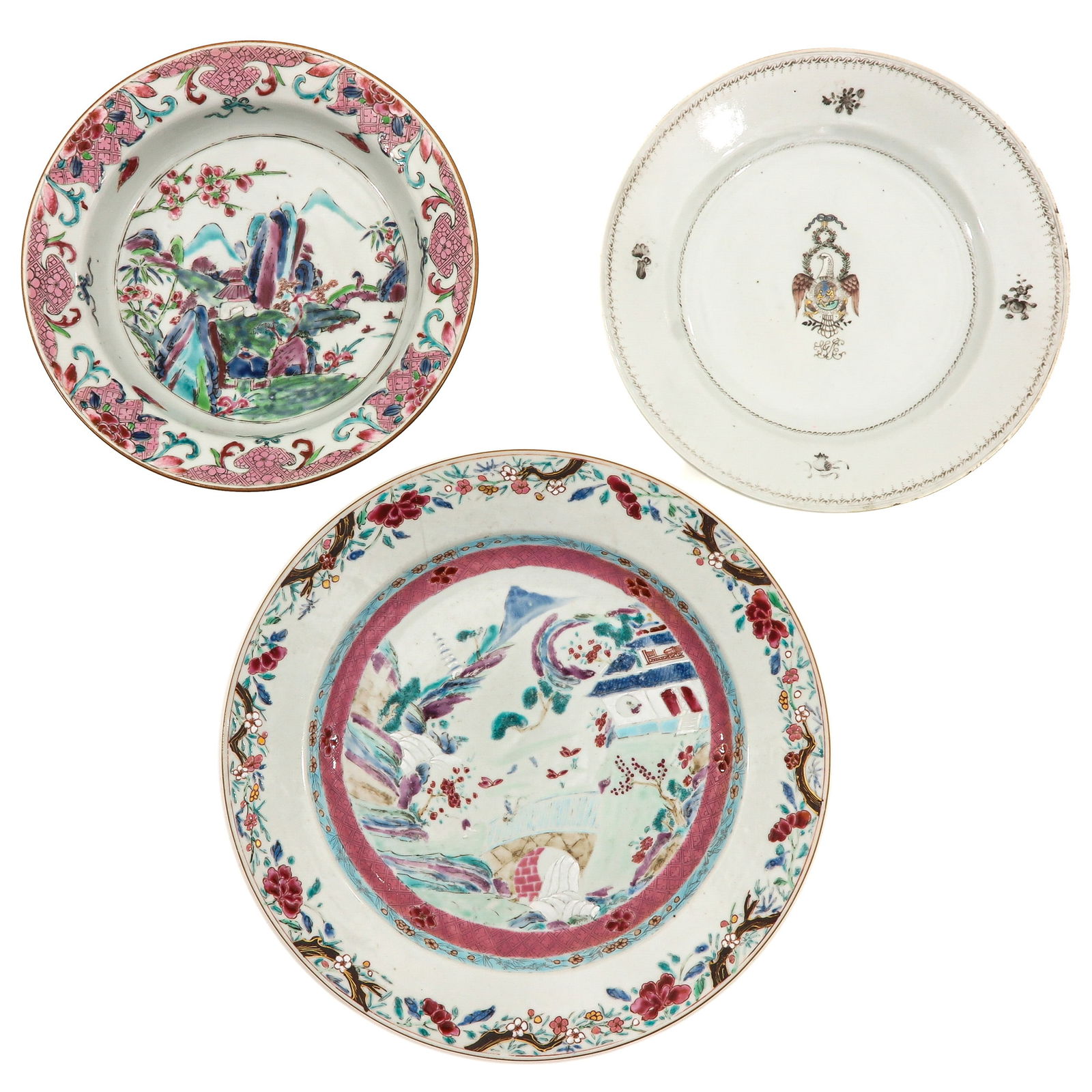 A Collection of 3 Plates (1 of 10)