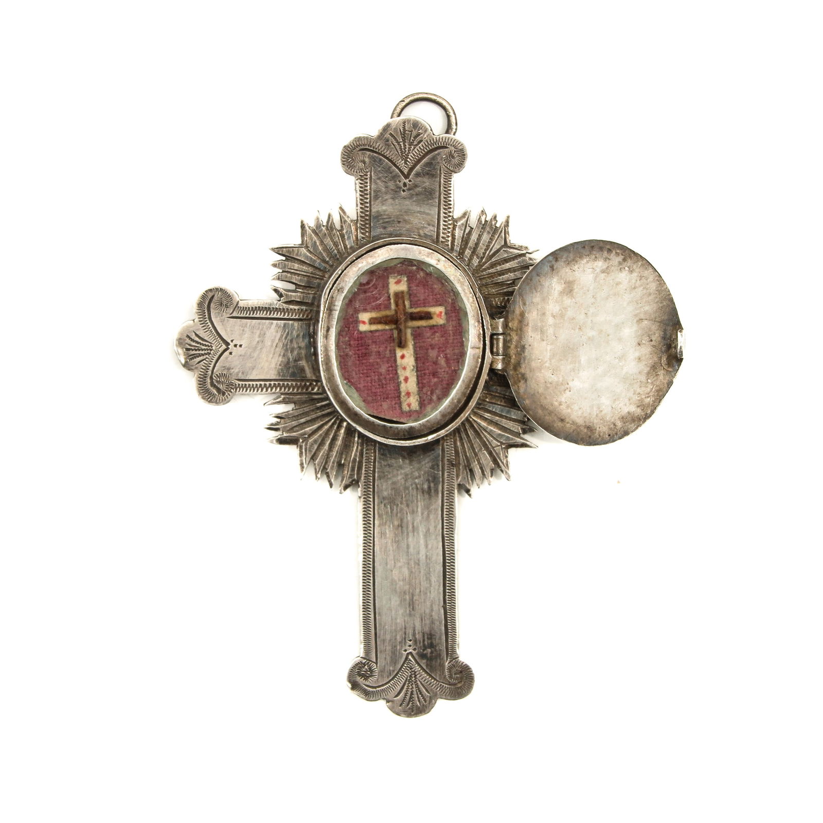 A Silver Holy Cross Reliquary (1 of 4)