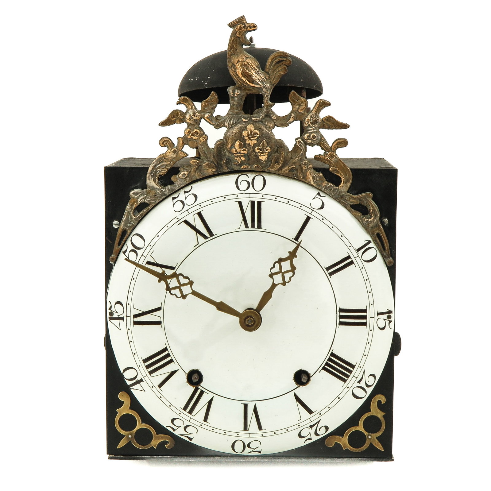 A Comtoise Clock: France, ca. 1790, height 37 cm.