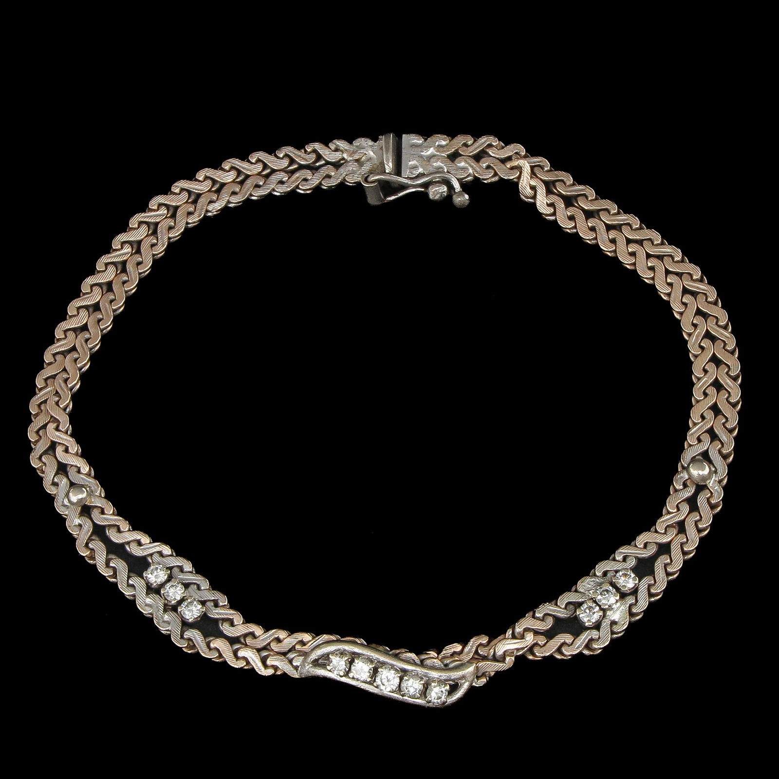 A 14KG Diamond Bracelet (1 of 5)
