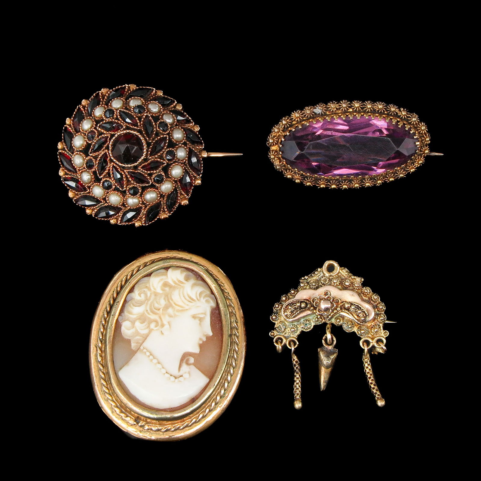 A Group of Four Brooches (1 of 8)
