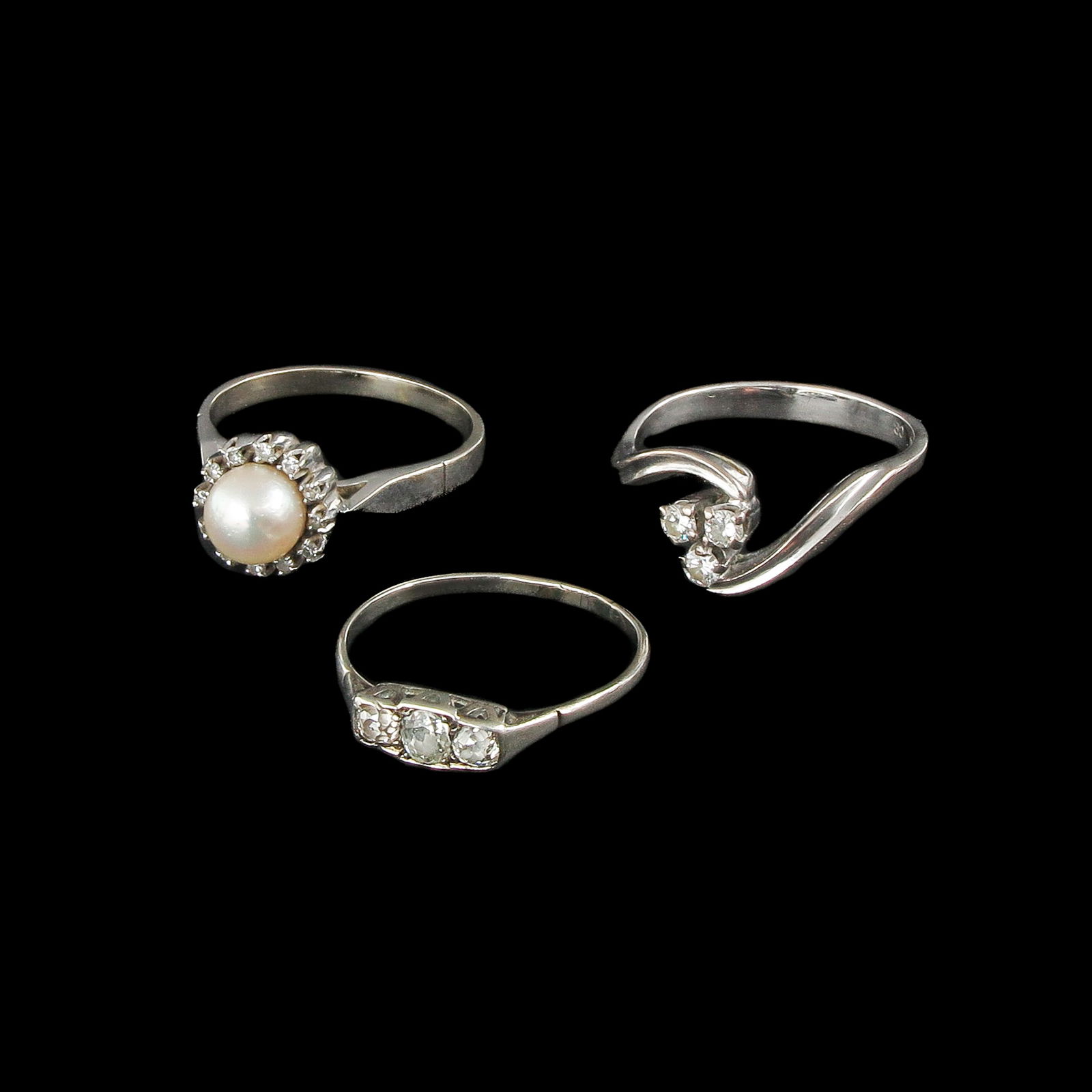 A Group of Three Diamond Rings (1 of 10)