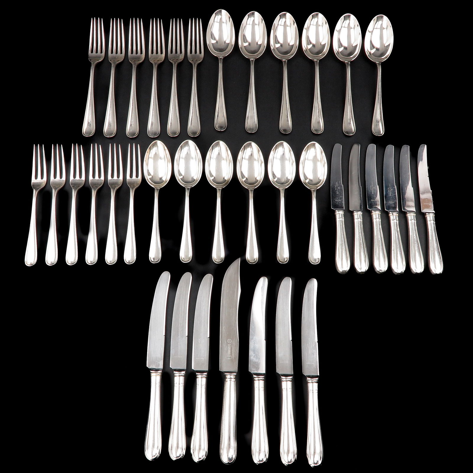 A Silver Cutlery Set (1 of 10)