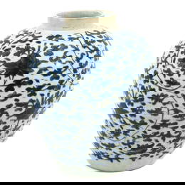 A Blue and White Ginger Jar