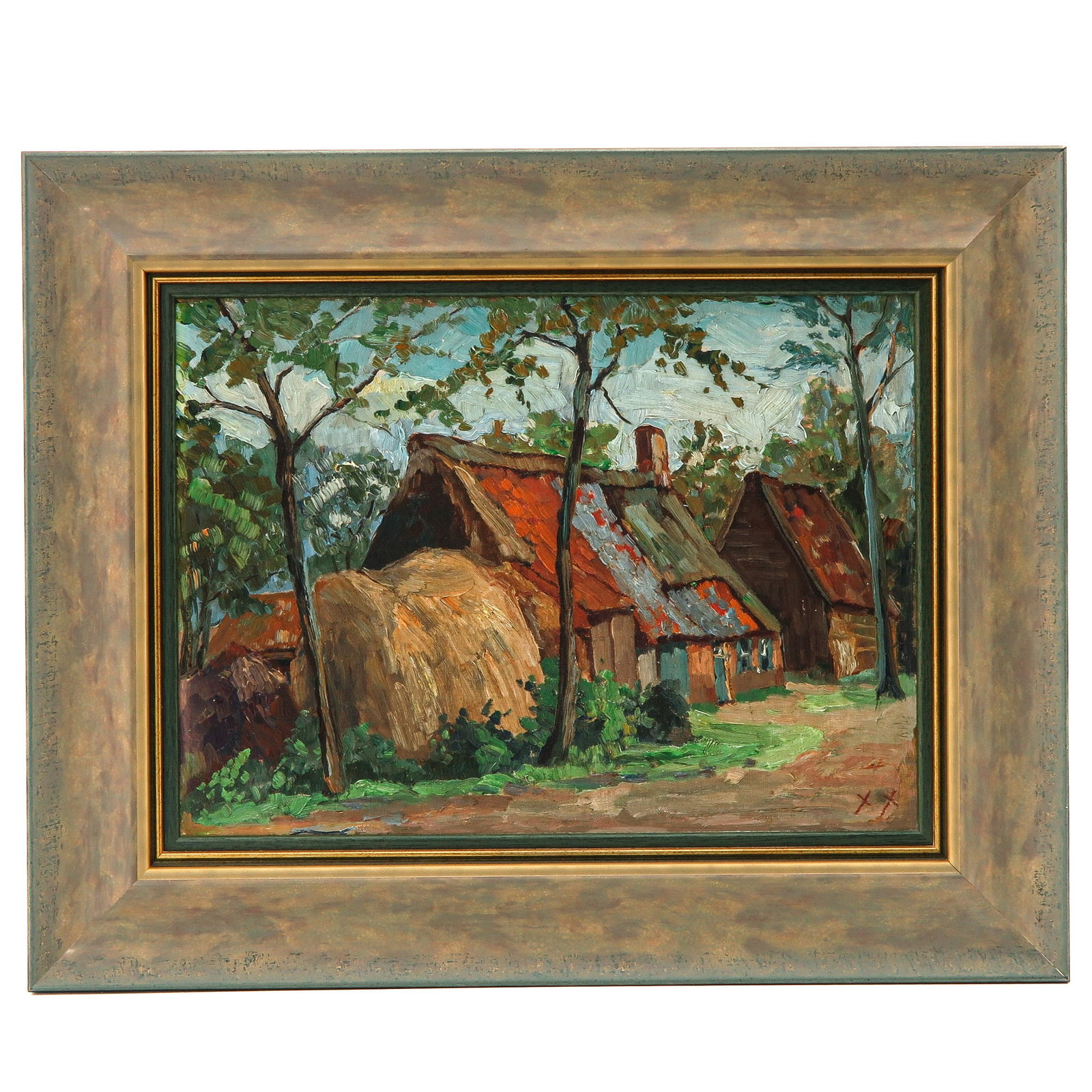 An Oil on Canvas Painting (1 of 8)