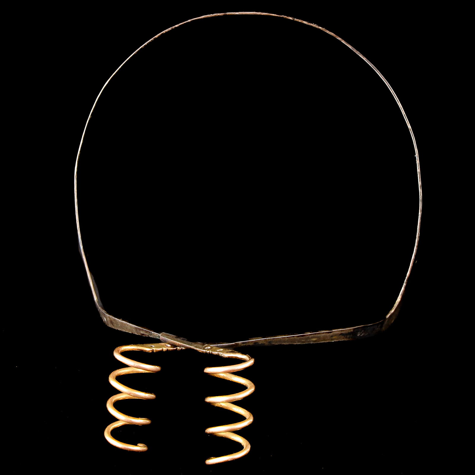 14KG Dutch Childrens Krullen: 14-karat gold and silver, Walcheren