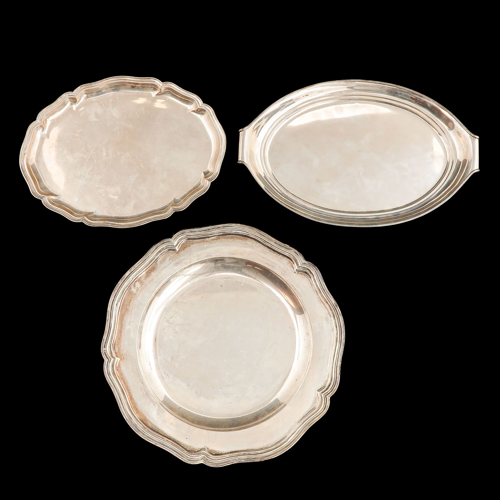 A Lot of 3 Silver Dishes (1 of 10)