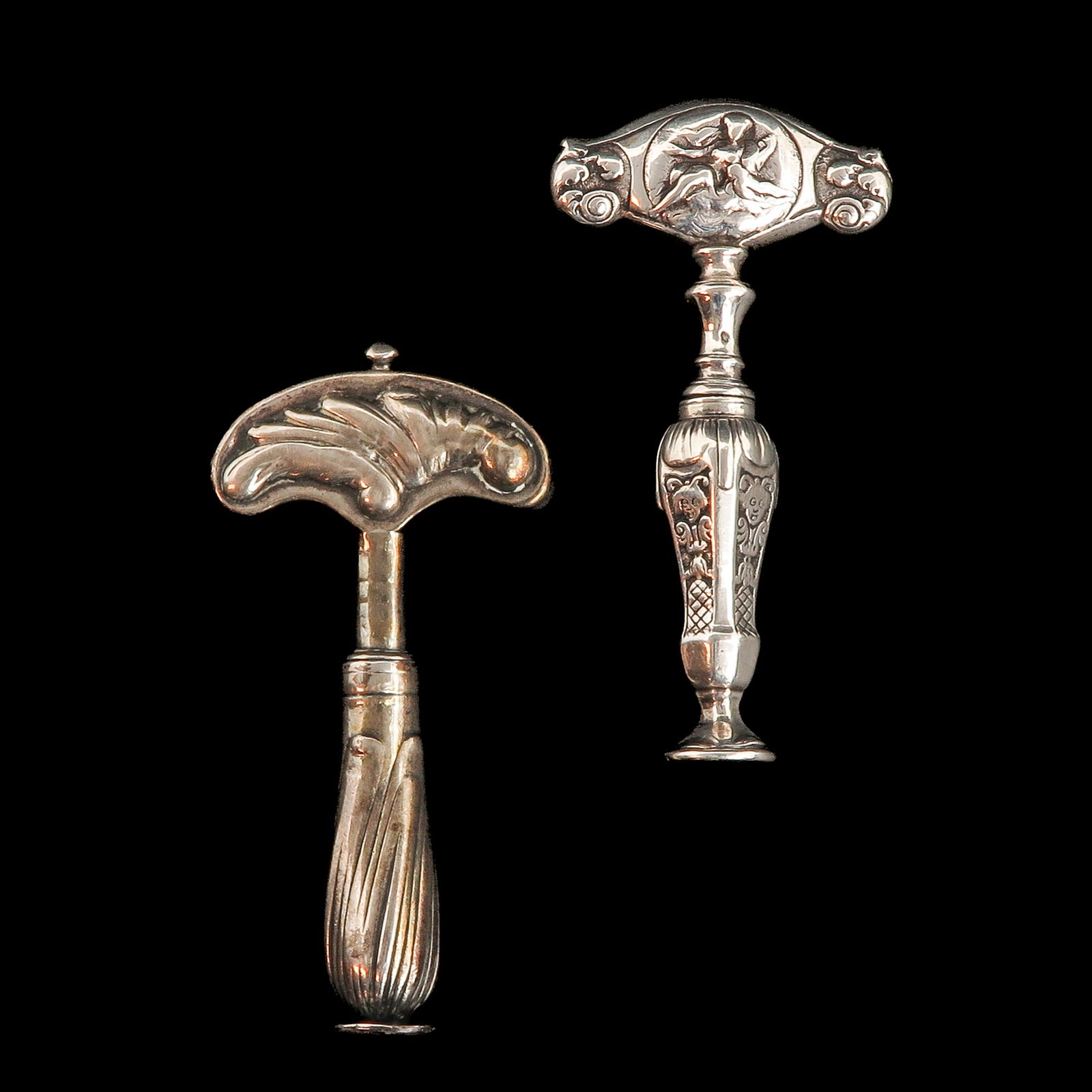 A lot of 2 Silver Corkscrews (1 of 8)