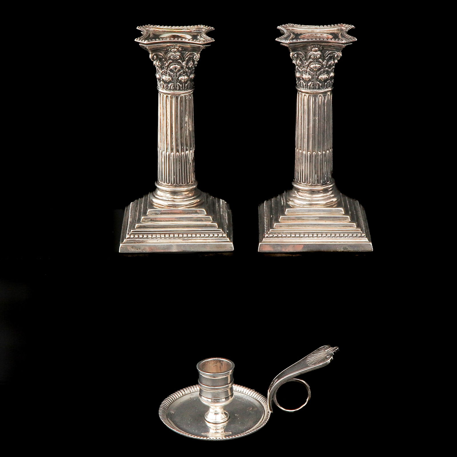 A Group of 3 Candlesticks (1 of 10)