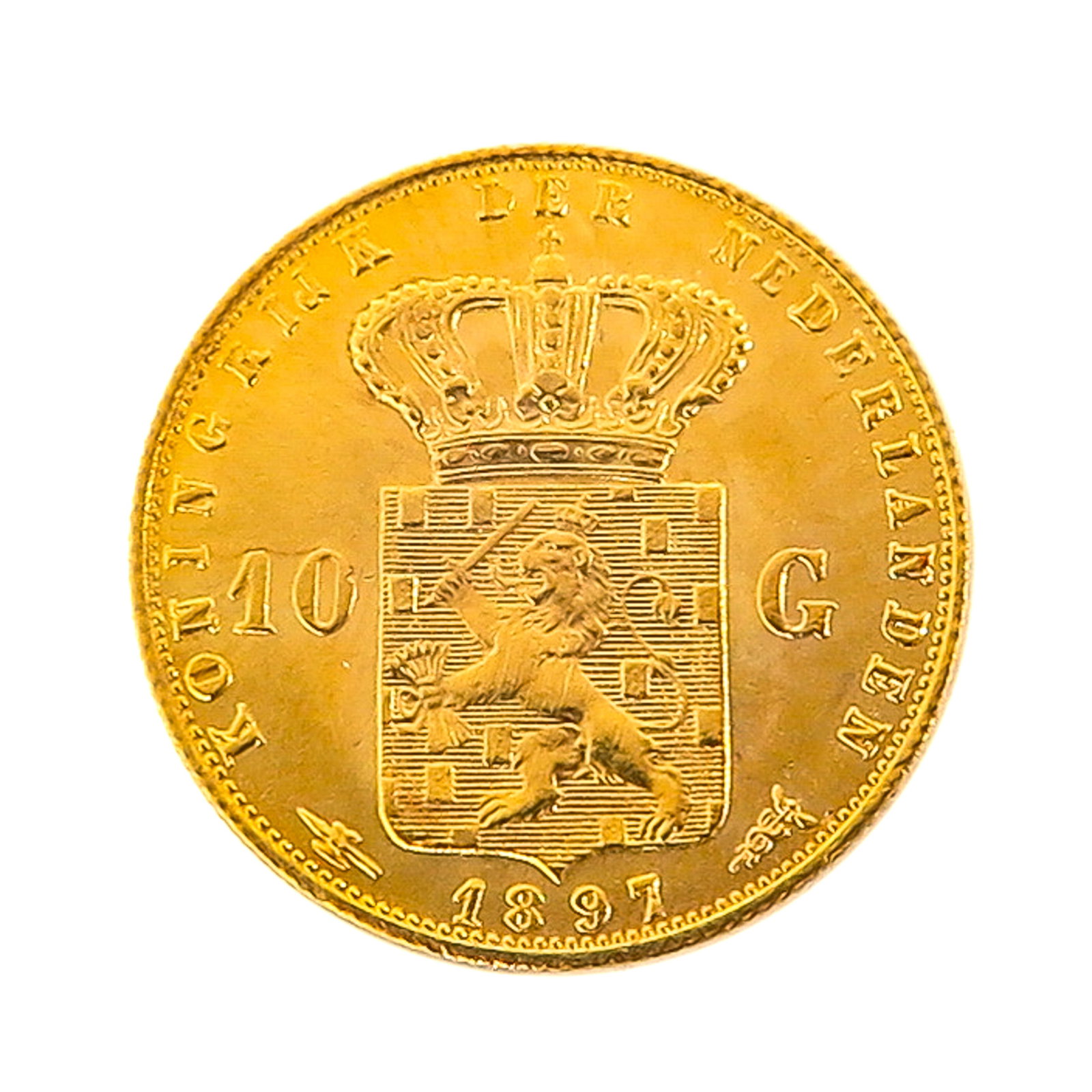 A Gold Coin: Gold tenner, 1897