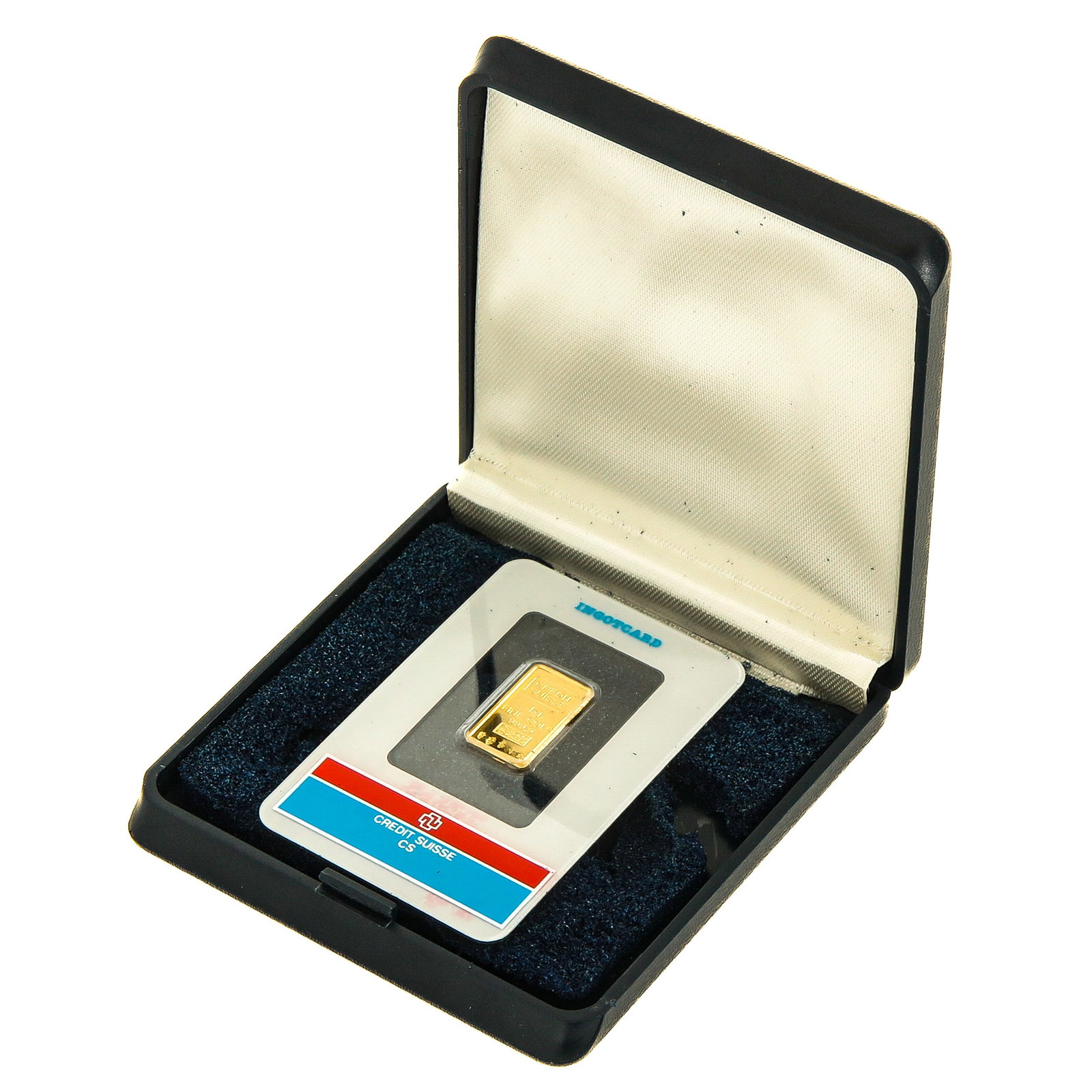 A Small Gold Bar: Weighing 1 gram