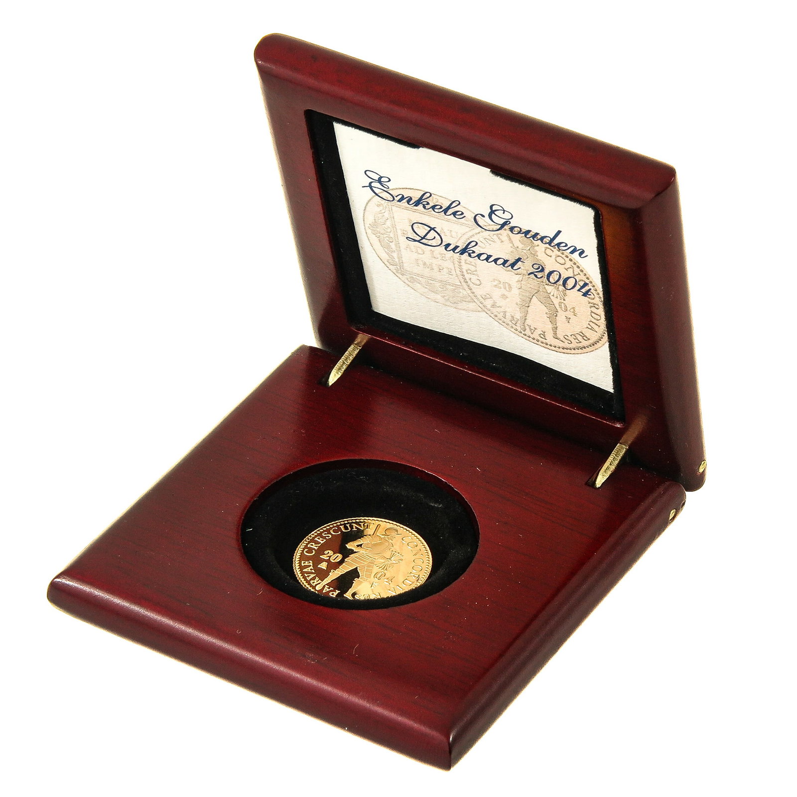 A Cassette with a Gold Coin: Gold ducat, 2004