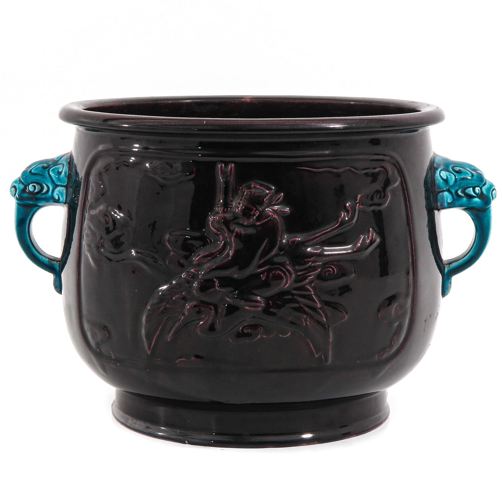 A Purple Glaze Flower Pot (1 of 6)