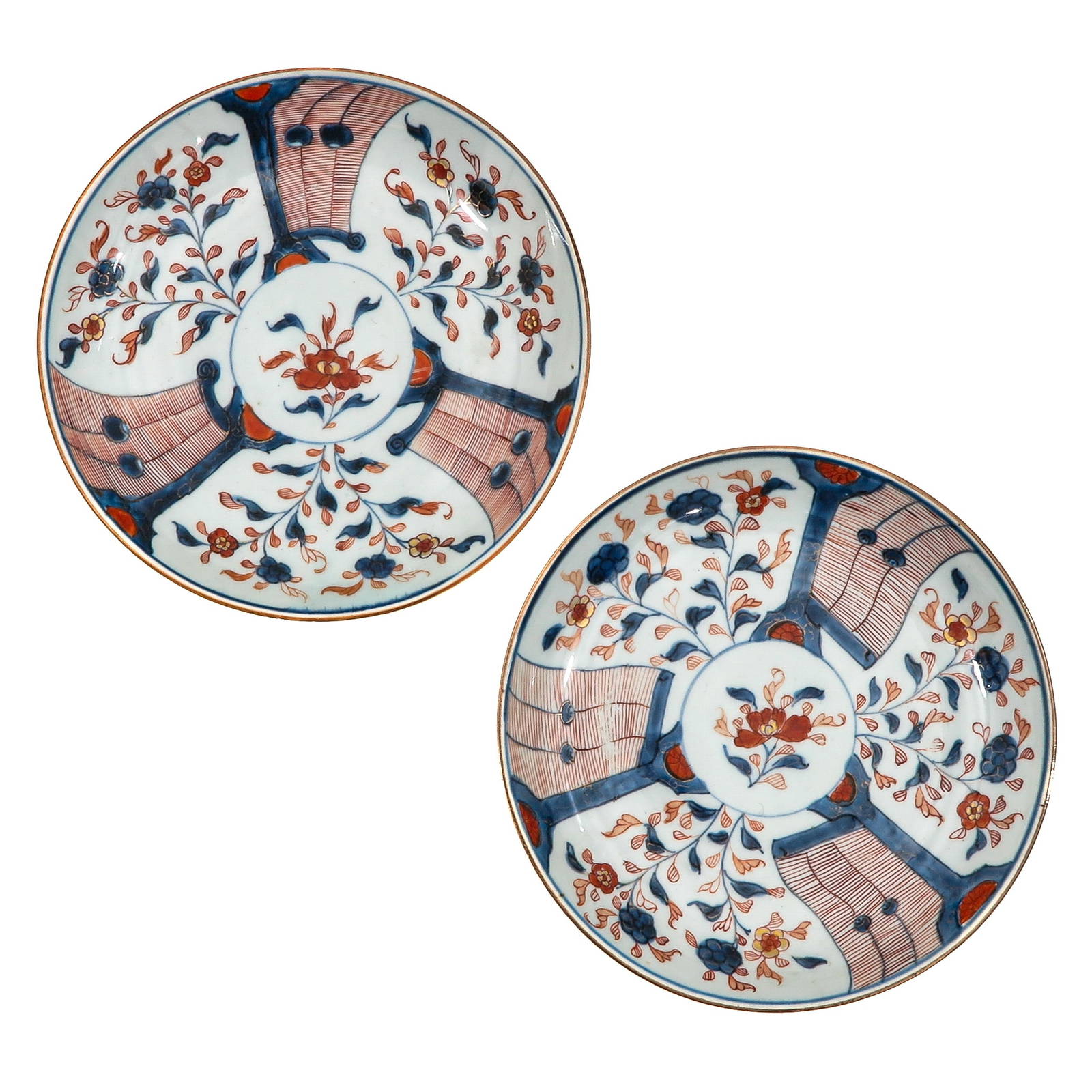 A Pair of Imari Plates