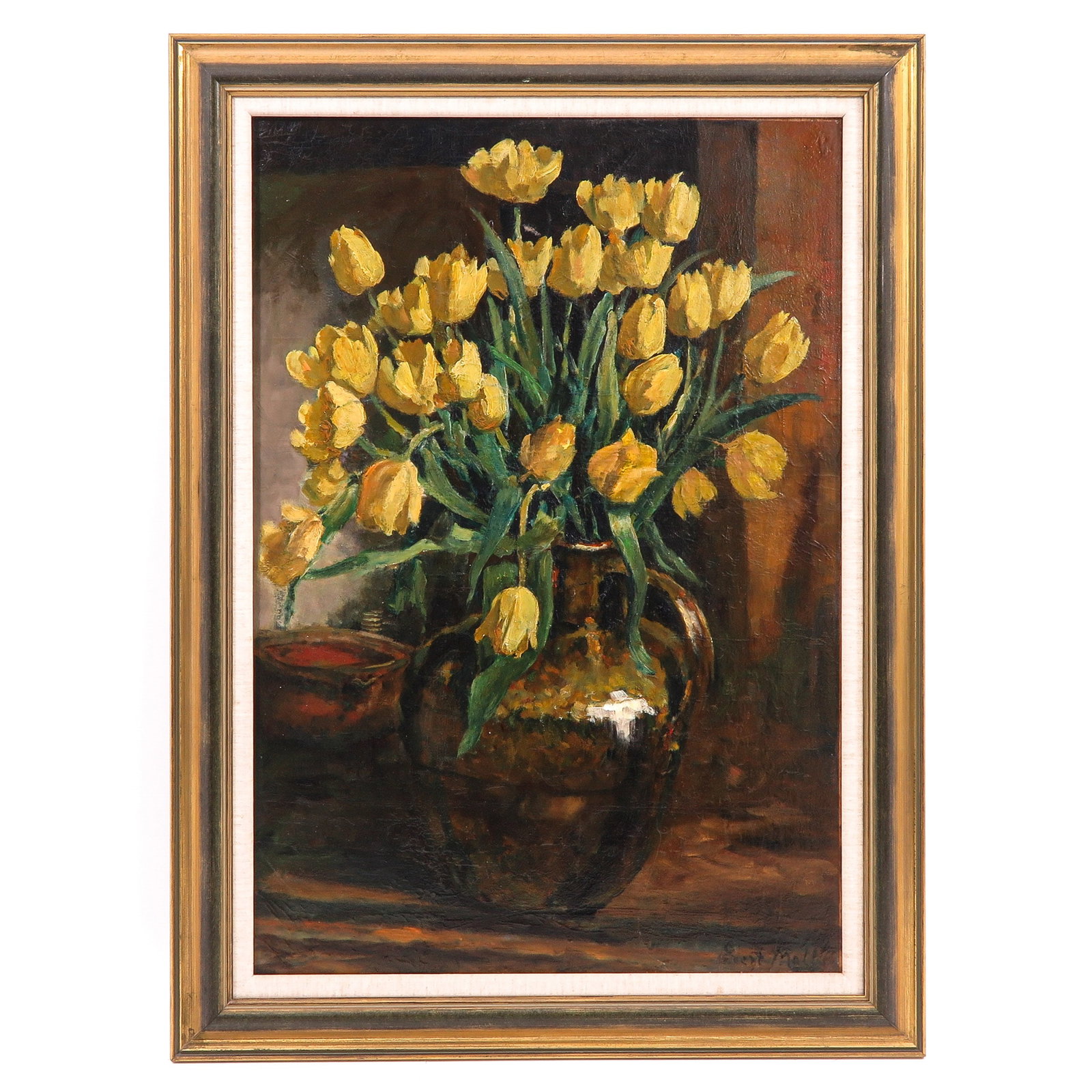 An Oil on Panel Evert Moll: Oil on panel, Evert Moll, 60 x 88 cm.