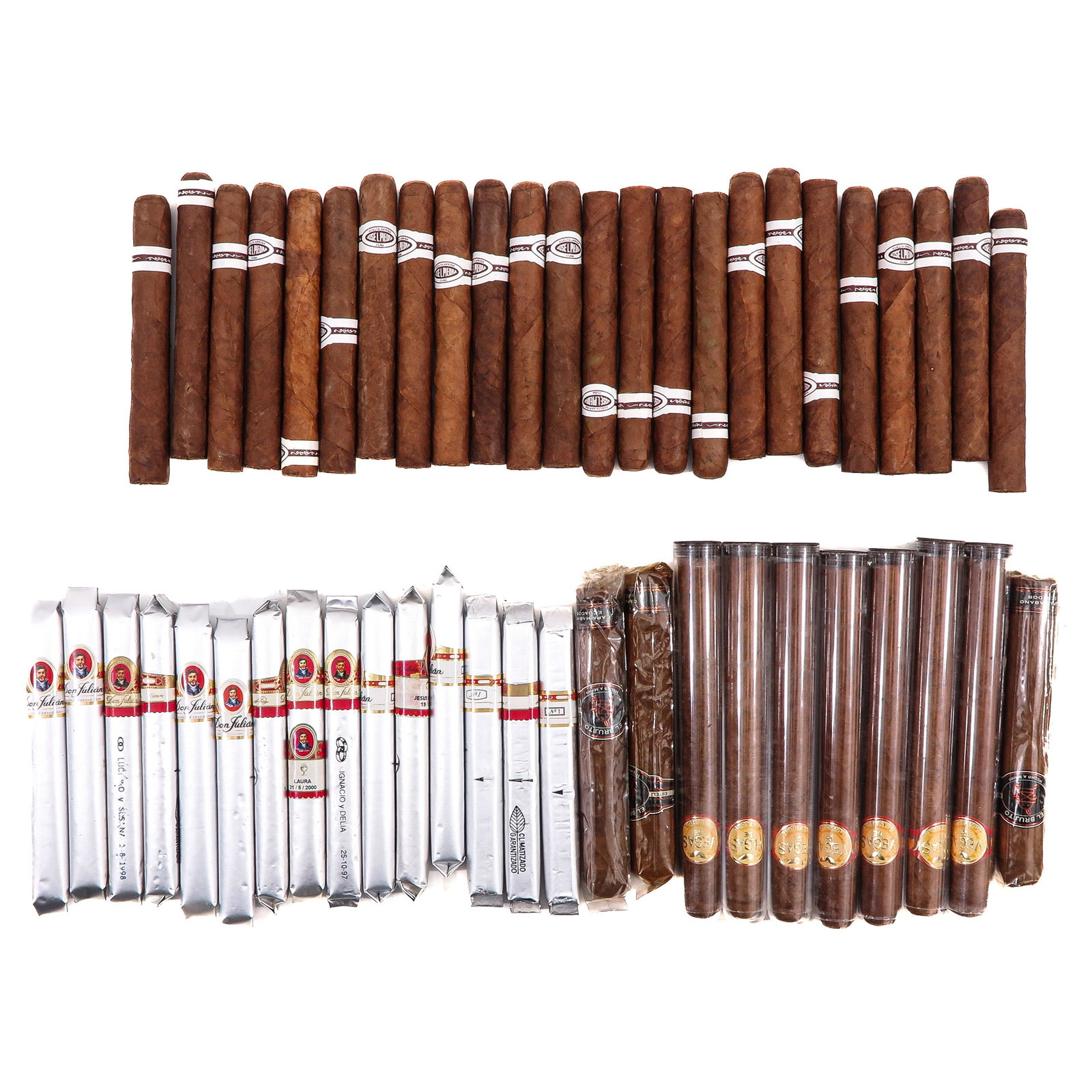 A Collection of Cigars: Cigars, including VEGAS cigars, length 18 cm.