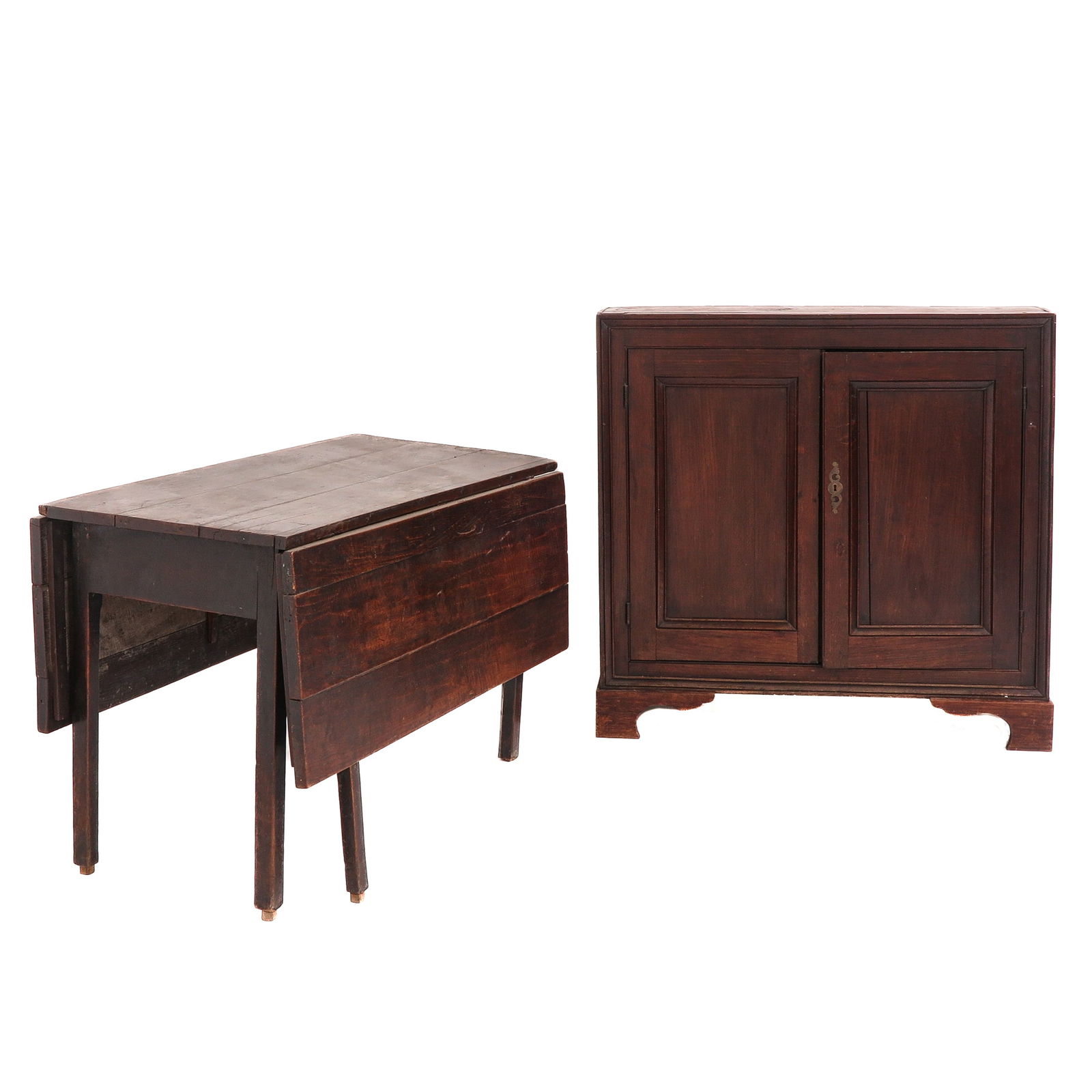 A Drop Leaf Table and Cabinet (1 of 9)