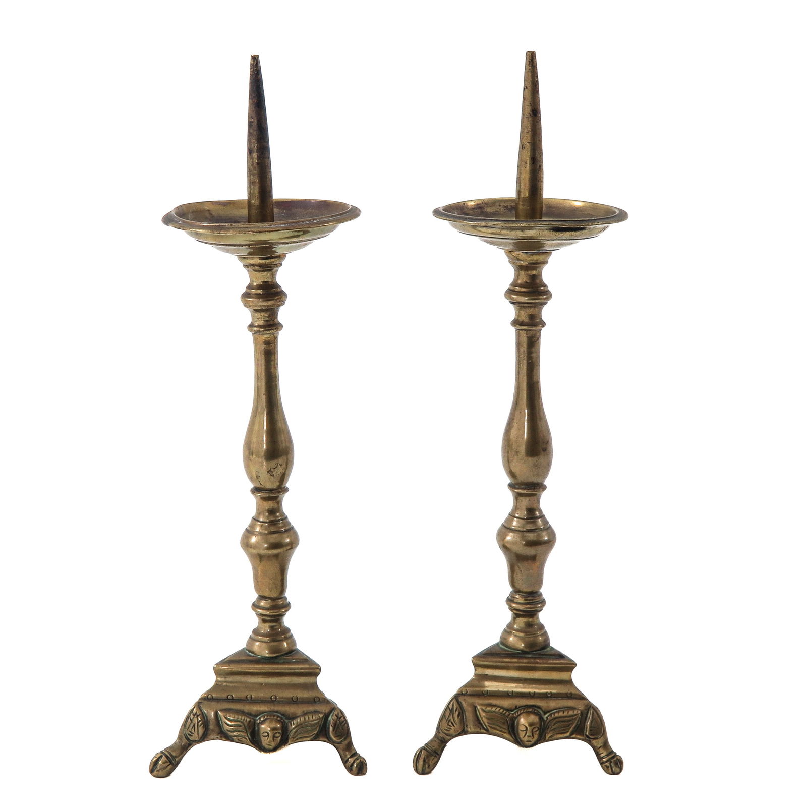 A Pair of 18th Century Candlesticks (1 of 10)