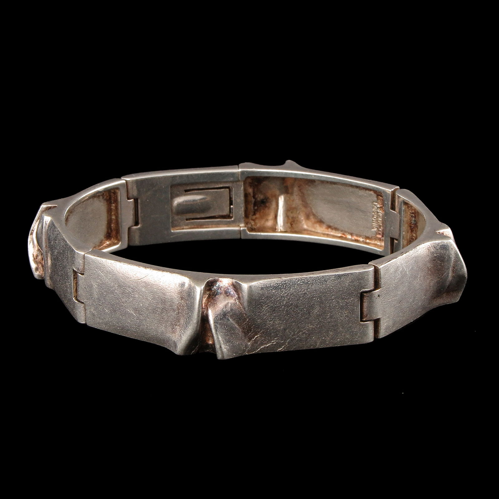 A Lapponia Bracelet: Lapponia, sterling silver, designed by Björn Weckström, model Ceres, from the 1970s, length 18 cm.