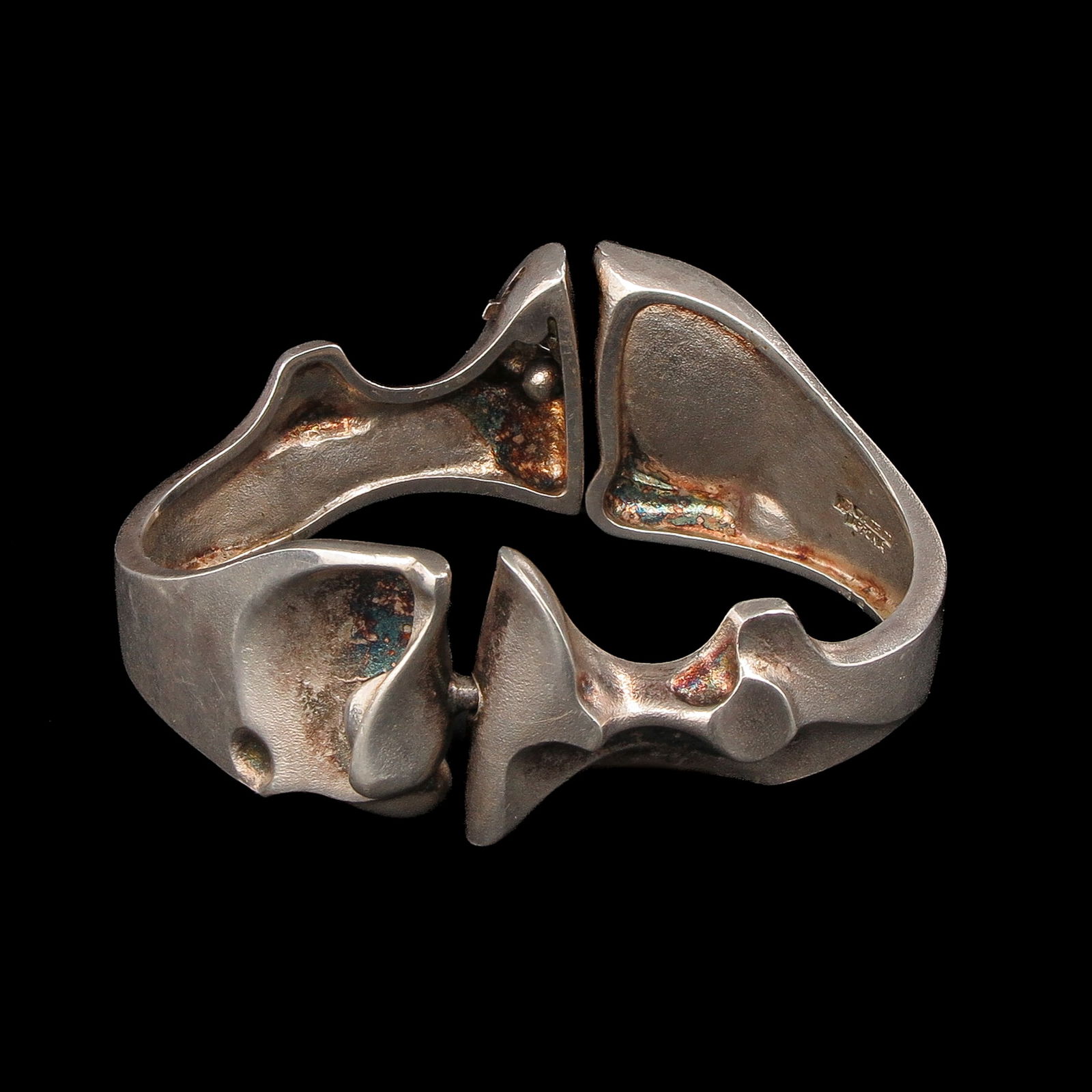 A Lapponia Bracelet: Lapponia, sterling silver, designed by Björn Weckström, Zelda model, from the 1970s, inner diameter 6.5 cm.