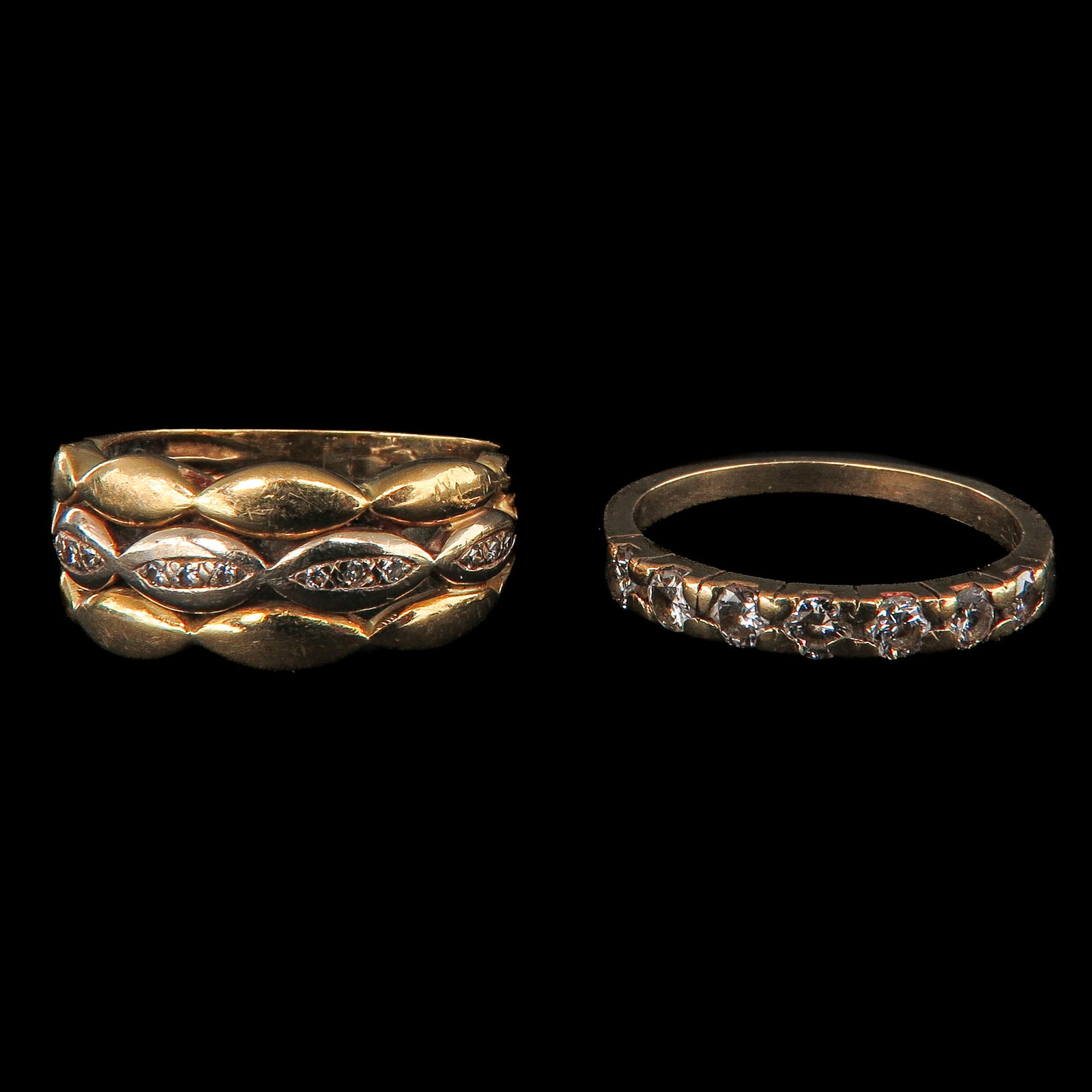 A Lot of 2 14KG Diamond Rings (1 of 6)