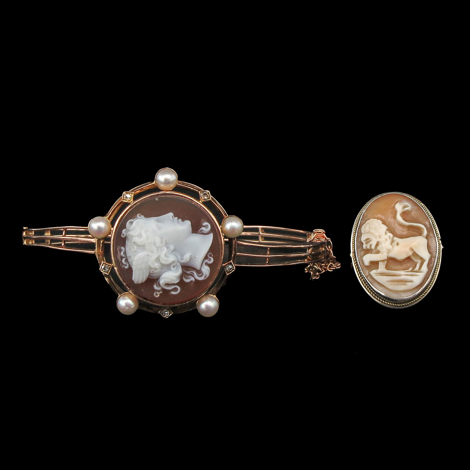 A Cameo Ring and Bracelet (1 of 5)