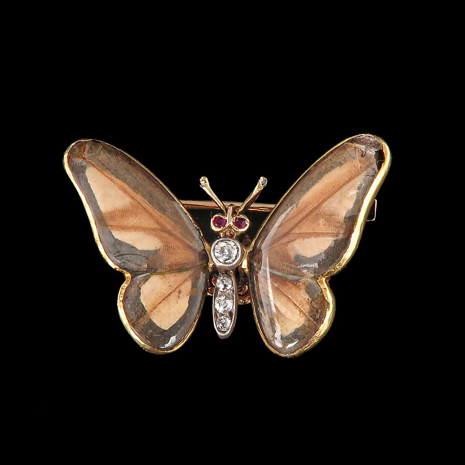 A 14KG Brooch with Rubies and Diamonds (1 of 6)