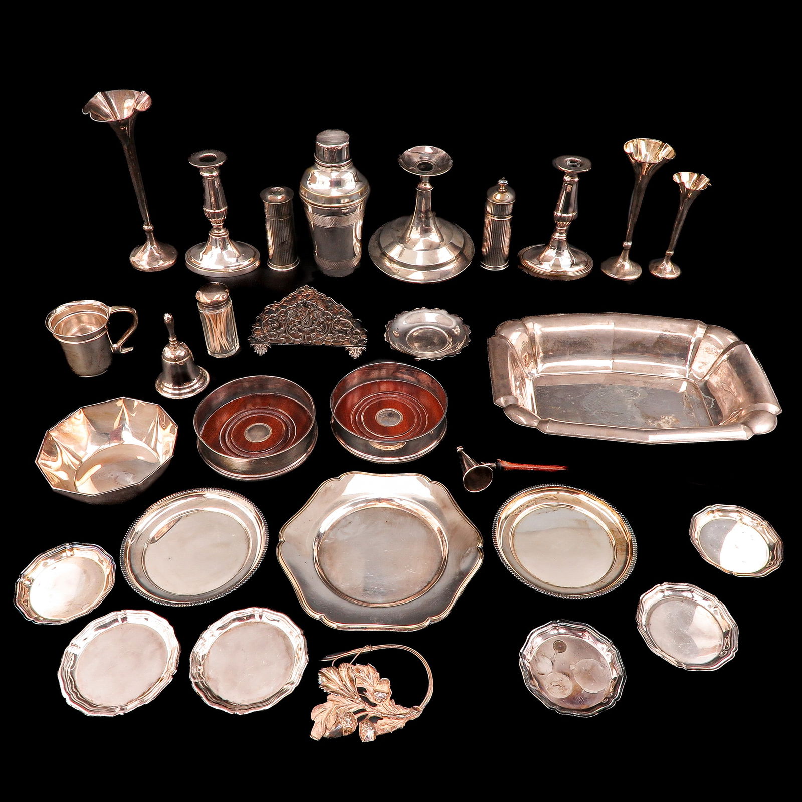 A Collection of Silver and Silver Plated Items (1 of 10)