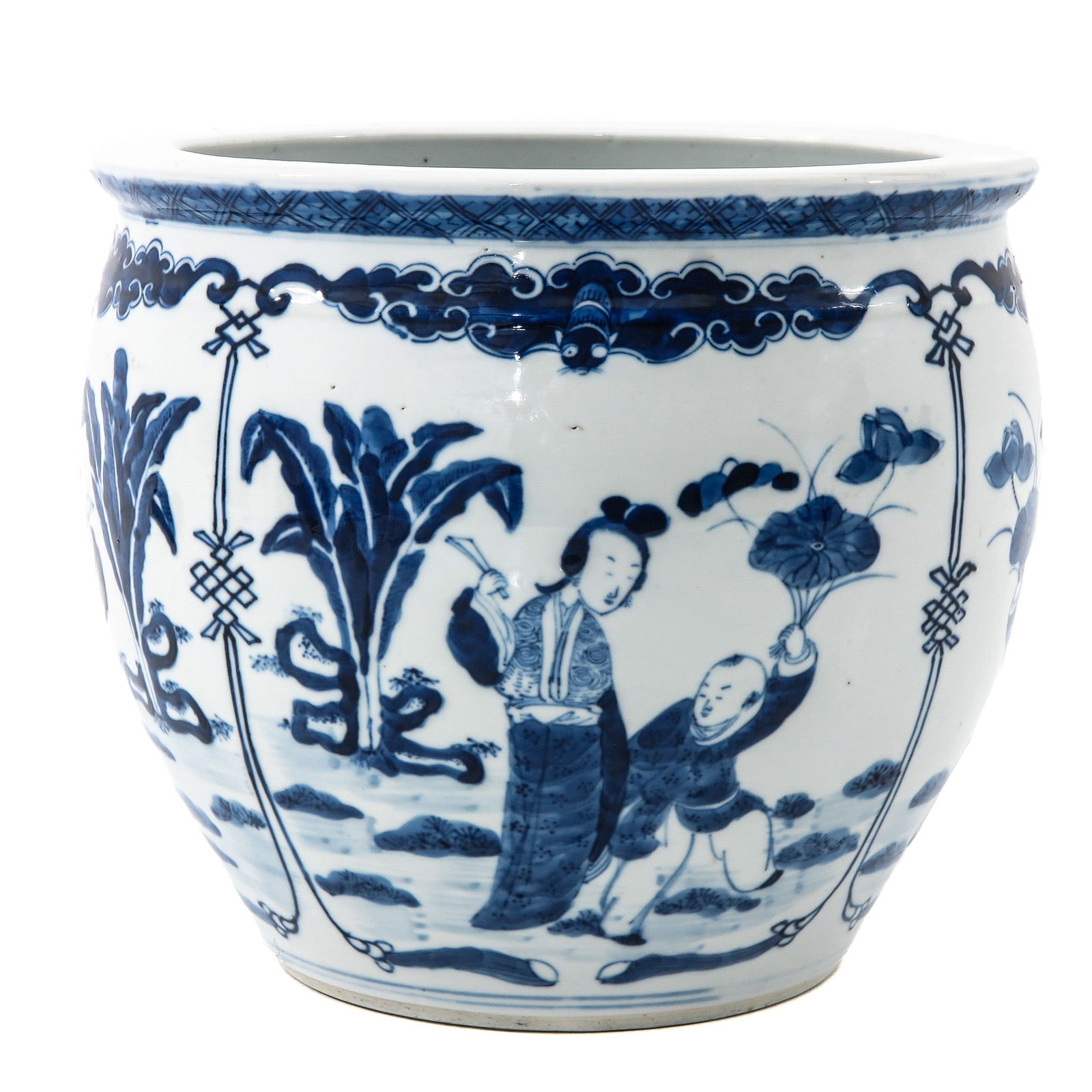 A Blue and White Cache Pot (1 of 8)