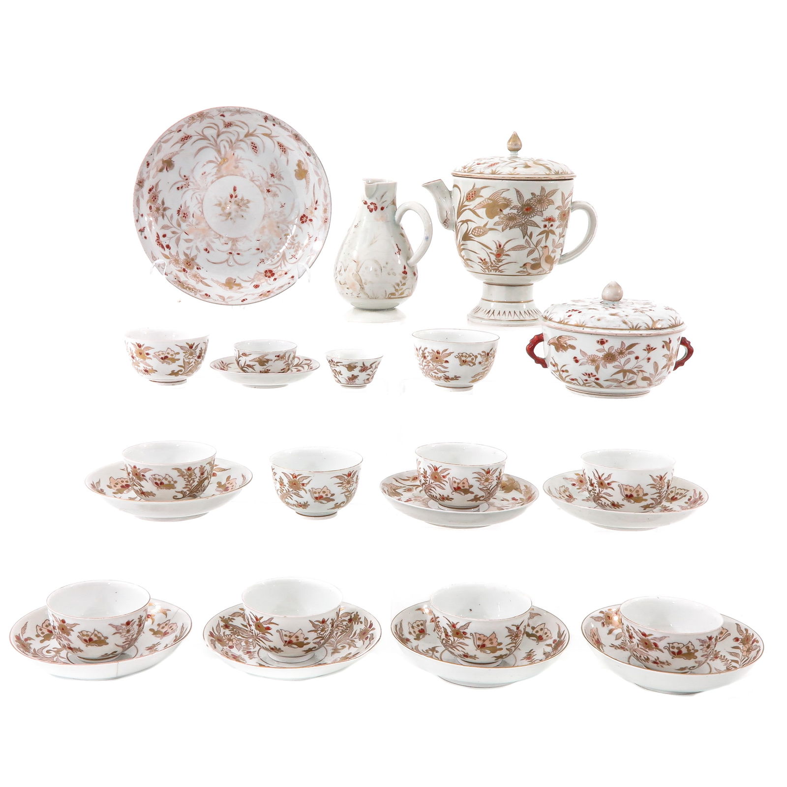 An Iron Red and Gilt Service (1 of 8)