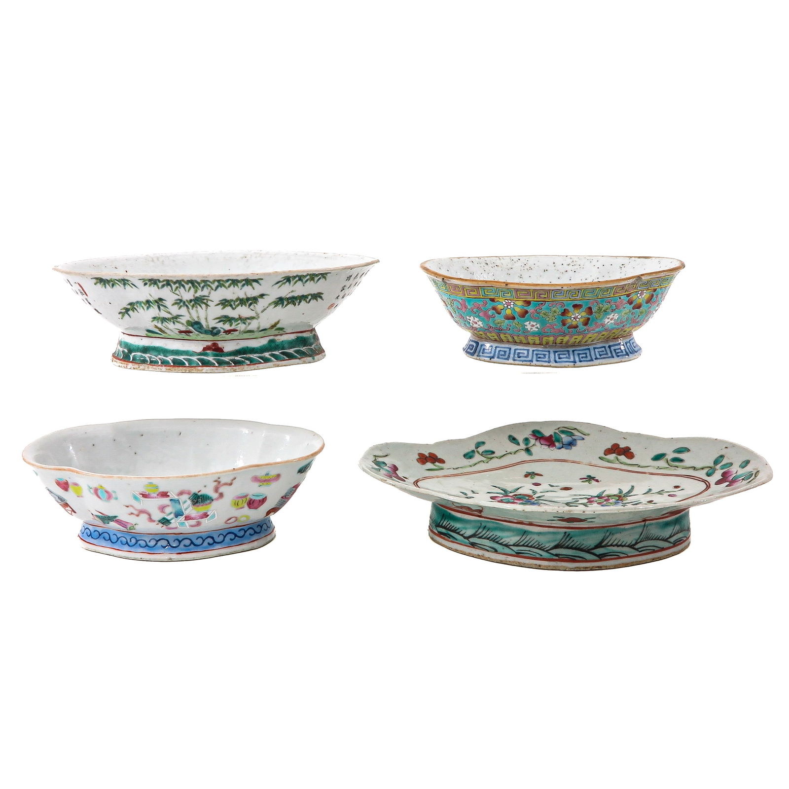 A Group of 4 Altar Plates (1 of 6)