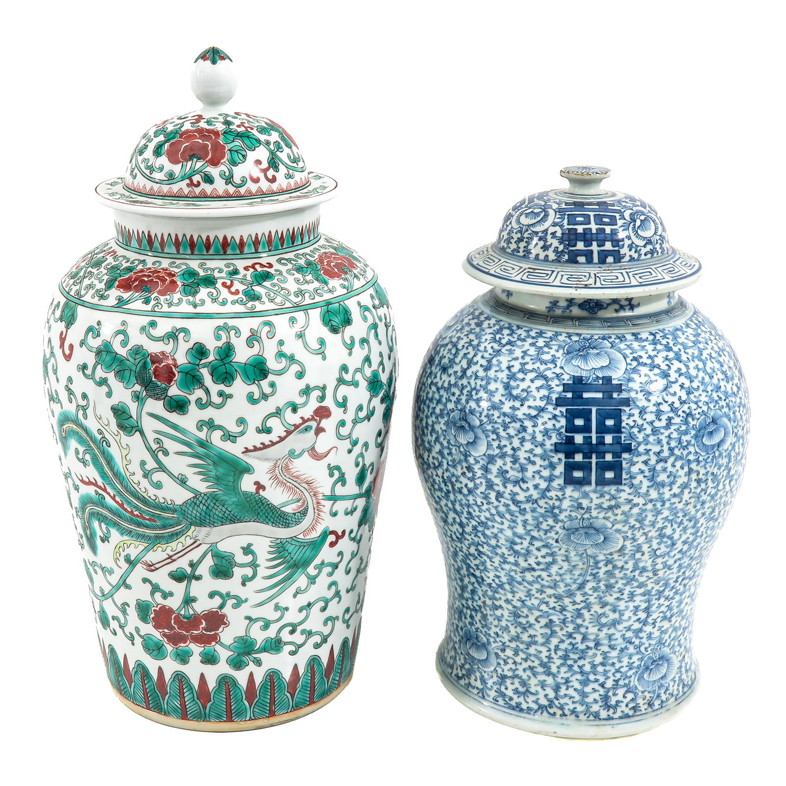 A Lot of 2 Jars with Covers (1 of 8)