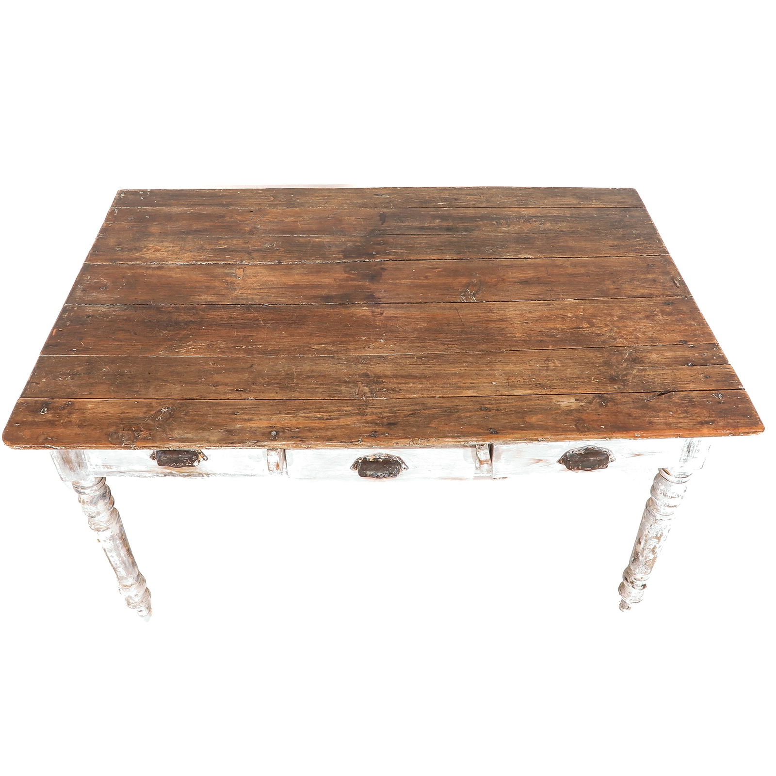 A Painted Fram Table - 4